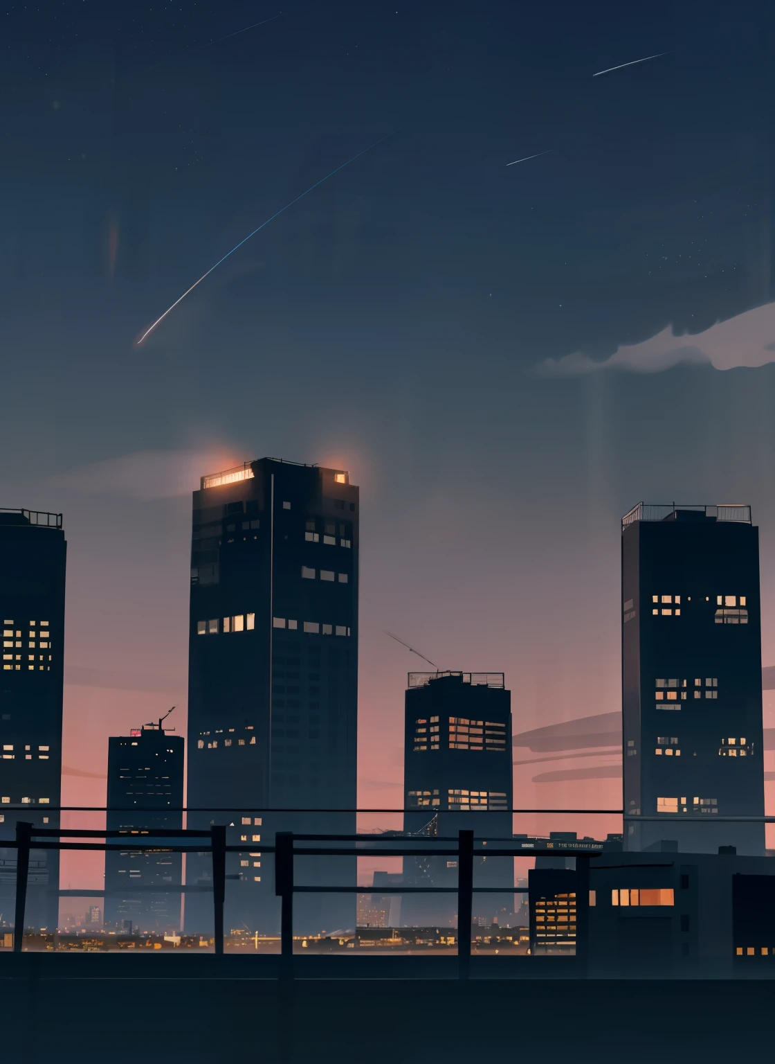 horizonte de la ciudad anime hermoso, coloraido con rascacielos y estrellas en el cielo, Ciudad Nocturnascape, Paisaje urbano estilo anime, Noche - Tiempo de fondo de la ciudad, Fondo nocturno de la ciudad, Arte de fondowork, Ciudad Nocturna in the background, Ciudad Nocturna background, Paisaje urbano de anime HD, Ciudad Nocturna on the background, Noche tranquila. Digital illustration, Arte de fondo, Gloomy background of the cityscape, Ciudad en Backround, Ciudad Nocturna