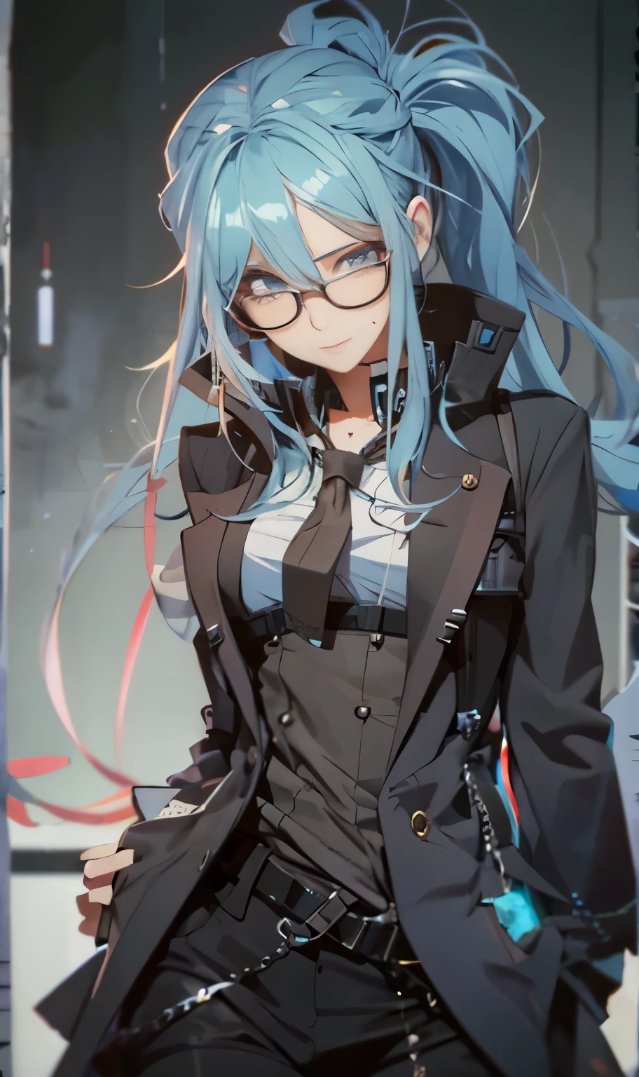 monochromes、grayscales、Onepiece、dishevled hair、slovenly、Cross-eyed、Drunk、Turned、( Silly / Sexual ecstasy)、Turned、eye glass、top-quality, Photorealistic, An ultra-fine illustrations, beautiful attractive anime girl, miku hatsune, Slender body, Tied hair, one girls, a photo of girl, Full body shot, Beautiful blue eyes, Turned,