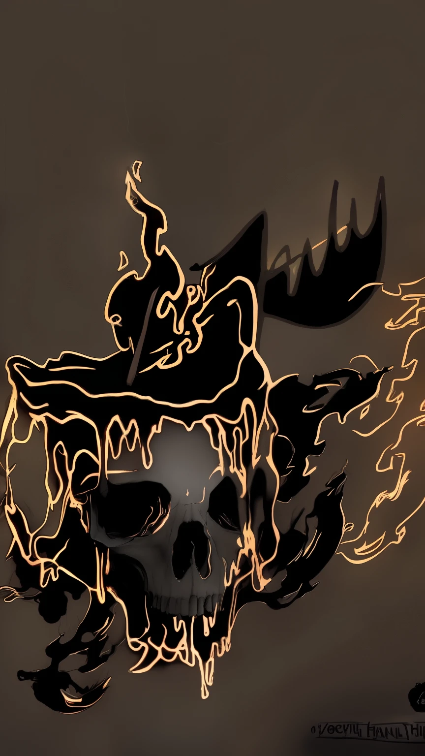 there is a drawing of a skull with a candle on it, skull design for a rock band, fiery skull contemplating life, fantasy skull, spooky cartoon skull, ((skull)), Ghastly, drawing of a skull, The light of the torch. sketch art. roots, Oops, sketchy artstyle, musty, ominous background, Deadly