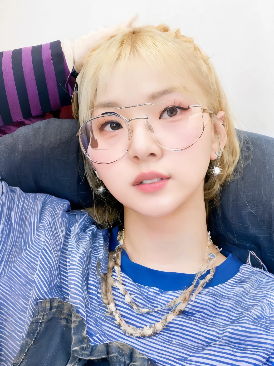 a Close up of a person wearing a green sweater and a green sweater, Sun Yunjoo, Lalisa Manobal, Jaeyeon Nam, Parque Roseanne de Blackpink, Jinyoung Shin, Heonhwa Choe, Cl, Kim Doyoung, Parque Ji-min, Shikamimi, Wan adorable cara coreana, Jimin\swollen right eyelid, Hong June Hyung