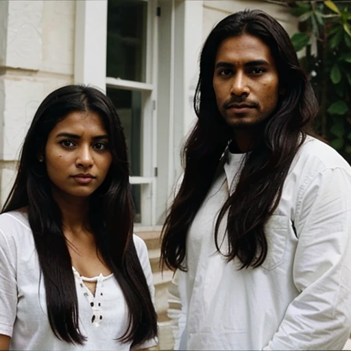 They looked black but looked white and looked  Indian. They not indian