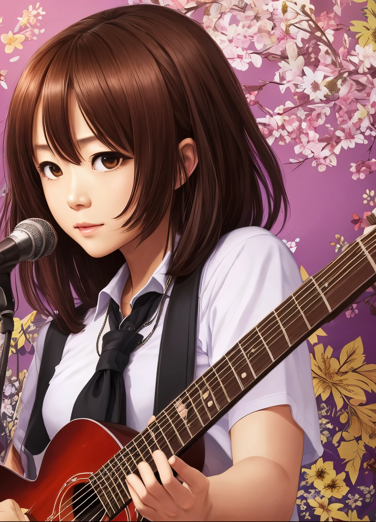 Yui Hirasawa playing guitar --auto --s2