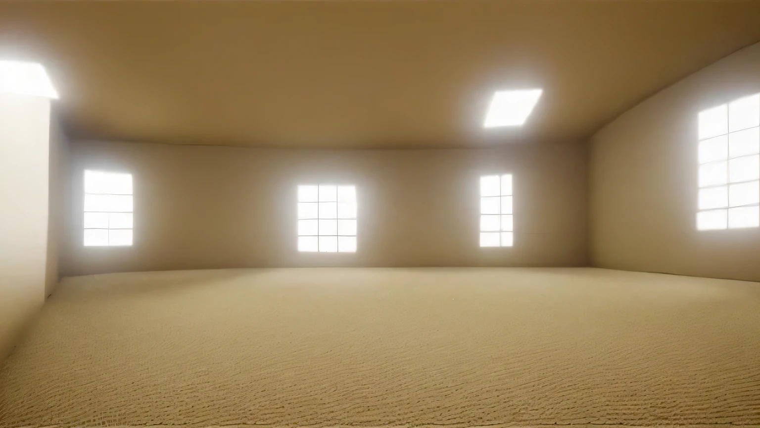 hay un pasillo con una pared empapelada y una puerta, Todo es alfombra y 3D, the scary empty liminal spaces, An empty liminal space, an Empty office hallway, Raymarching, Hindquarters are empty, 3D Photography iOS Room, Route tracing representation, Empty office, Espacio liminal interior, in the middle of an empty room