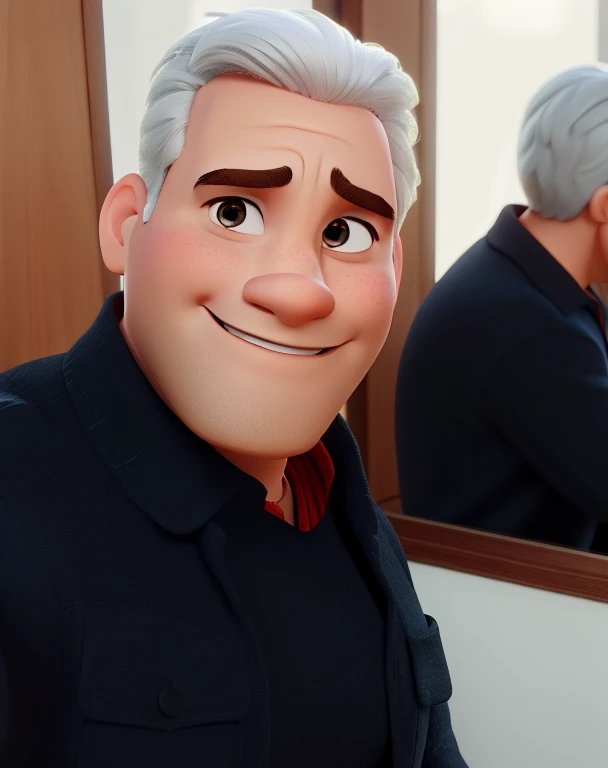 um homem estilo Disney Pixar,alta qualidade,melhor qualidade