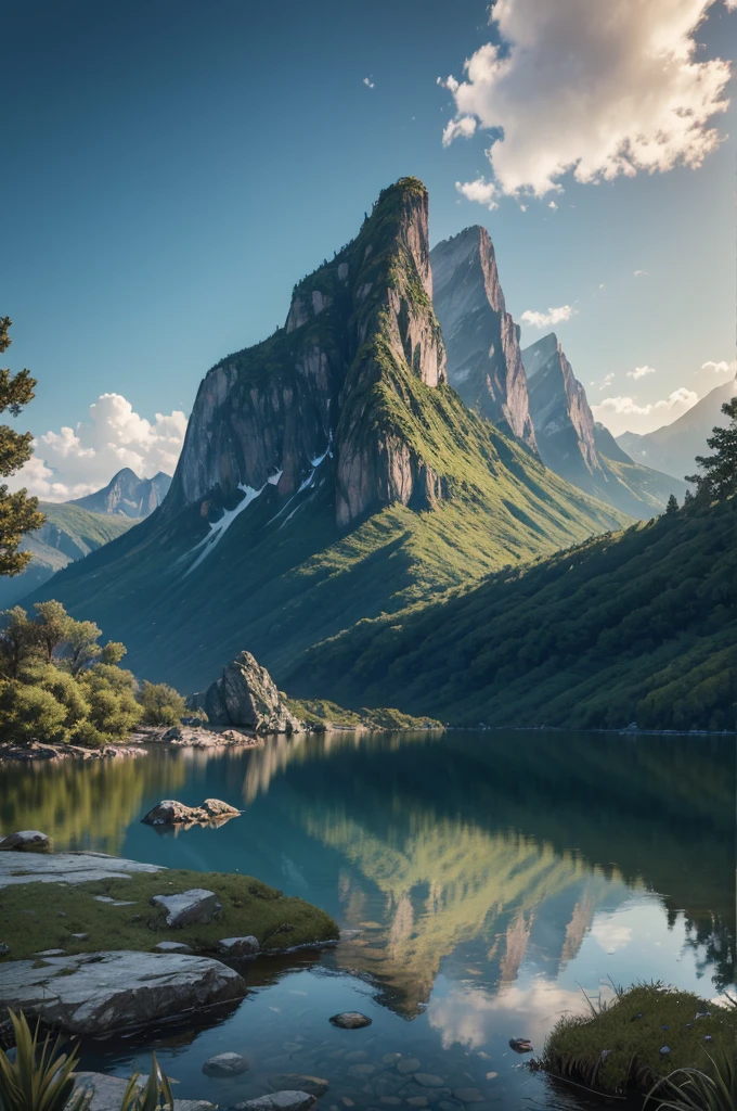 Quiet place, very pleasant, beautiful, calm, scenic. Photorealistic, 8K UHD, Studio Quality, Surreal, Maximum Detail, Large, Post-Processing, Realism, Photoshop, Photography, Detail, Cinema Lighting, Landscape, Panorama, Landscape, Ray Tracing, cinema4D