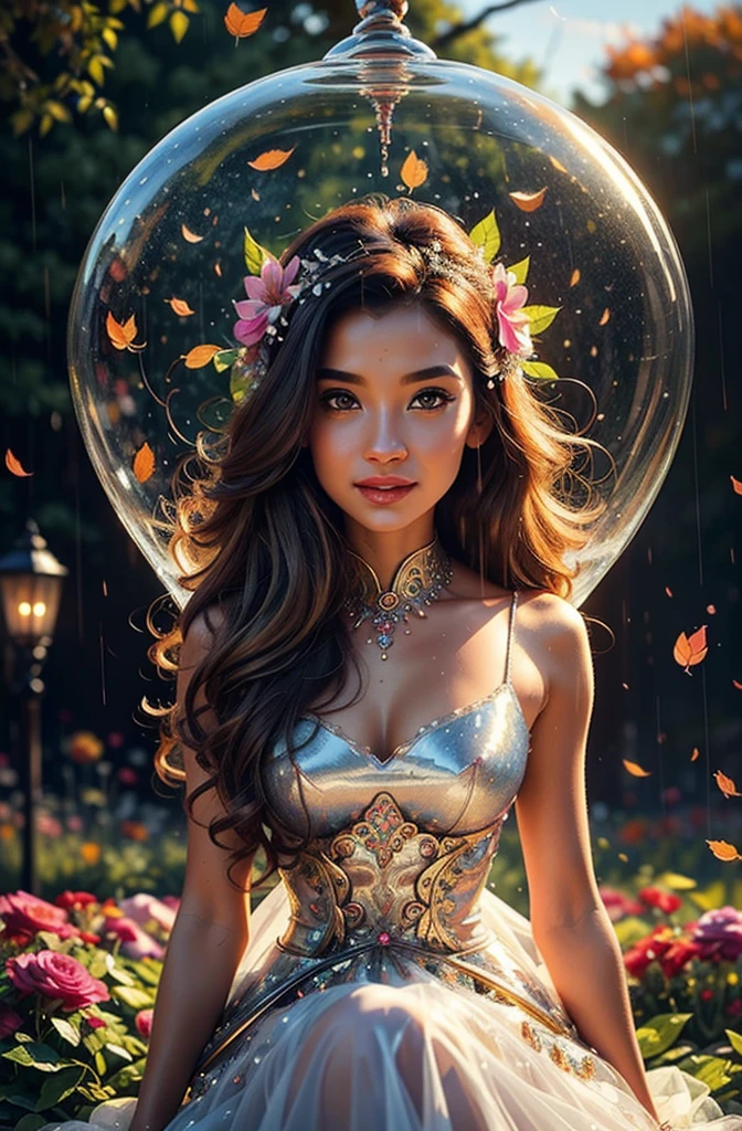 1girl sitting in hourglass bench, (masterpiece), best quality, expressive detailed eyes, perfect face, huge floating antique hourglass, beautiful girl sitting inside the hourglass, lamp lantern clock, magical swirling sky, rain clouds with lightning, long wavy colorful hair, Beautiful Illustration homepage style, high resolution, strong outline, 8k, famous art style, transparent white silk dress, fashion style, Paint water splashes. Sparkle particles like gems, Magic spell. Pink silver gray color. intricate oil paintings, bubbles and swirling fountains, full body, extremely detailed (Fractal Art: 1.3), vibrant colors, more detailed, slight smile, transparent clothing, mandalas and plumeria flowers, best quality, vibrant hair fused in water, beautiful visible pubic area, perfect smile and full lips, delicate and perfect body, digital painting, intricately detailed eyes looking at camera, fine art, oil painting, finely drawn magical garden, metallic roses, autumn leaves, metallic colors and enamel, oil tan skin, shiny skin, legends concept art, 8k volumetric lighting