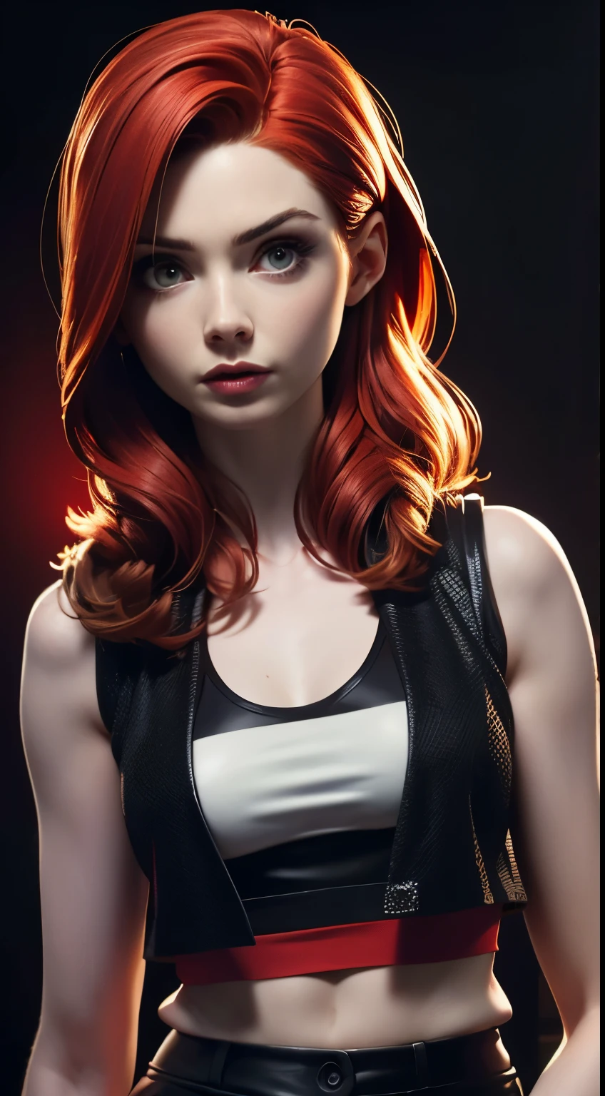 ((best quality)), ((masterpiece)), (detailed), perfect face, Scarlett Johansson big boobs with cat ears hottest