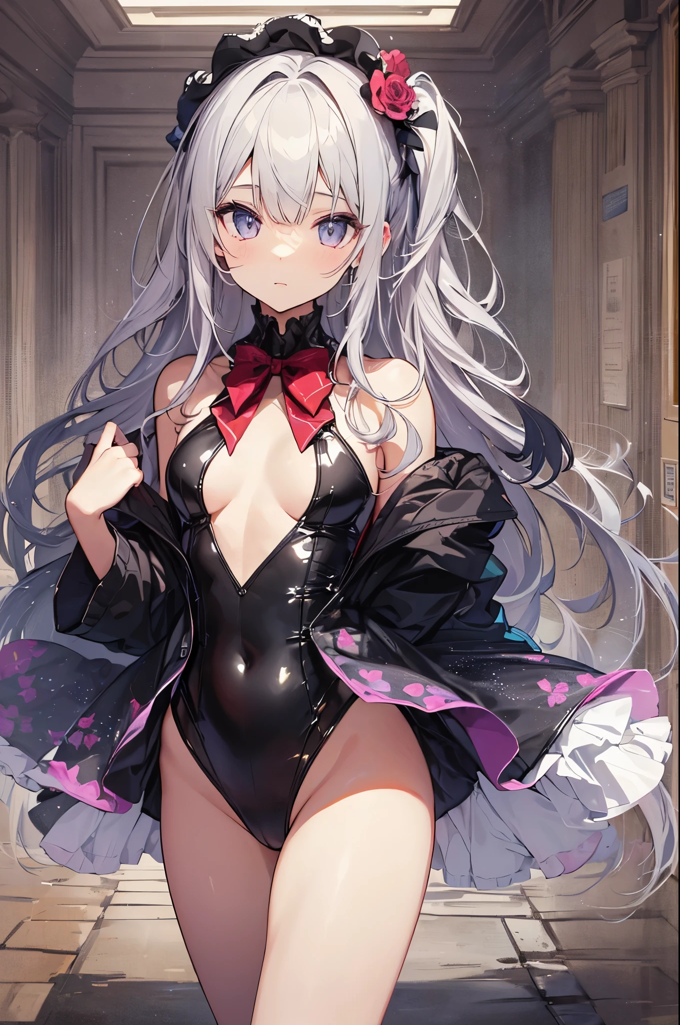 1girl, gaeun \(counter:side\), counter:side,
solo, cinematic angle,
yellow eyes, white hair, very long hair, messy hair, hair between eyes, blush,
(sexy playboy bunny Costumes),(fake Bunny ears),(fishnet stockings:1.2),High heels,(rabbit_tail:1.2), bar, dark background, night, night time,
masterpiece, best quality, very aesthetic, absurdres,