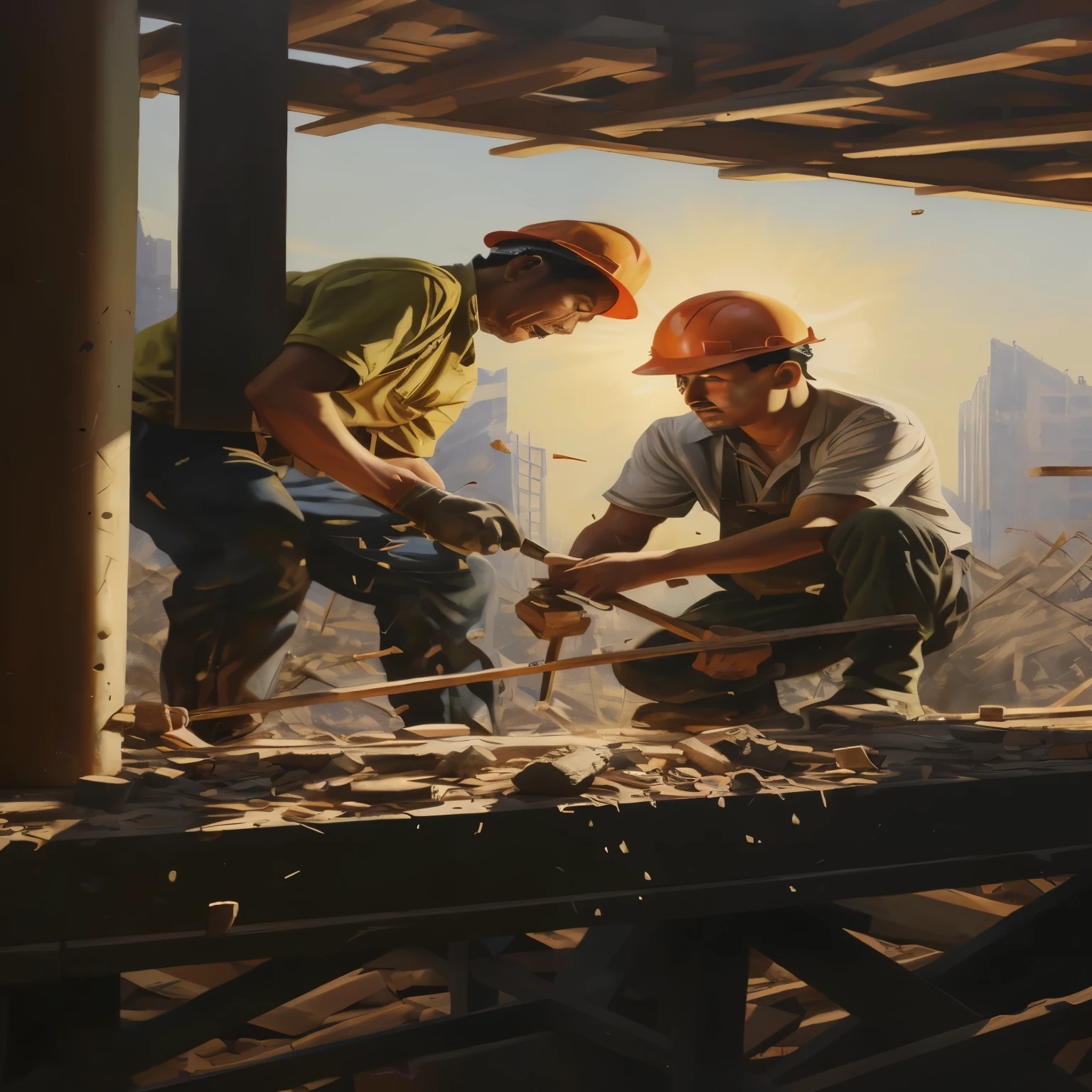 they are working on a build site with a lot of work, robotnik, Seguro para o trabalho.CG, Seguro para o trabalho. CG, sergey zabelin, by f. Scott Hess, by f Scott Hess, working hard, Alexei Egorov, inspired by f Scott Hess, Steve Henderson and Mark Brooks, by Ni Yuanlu, author:Sheng Mao, build