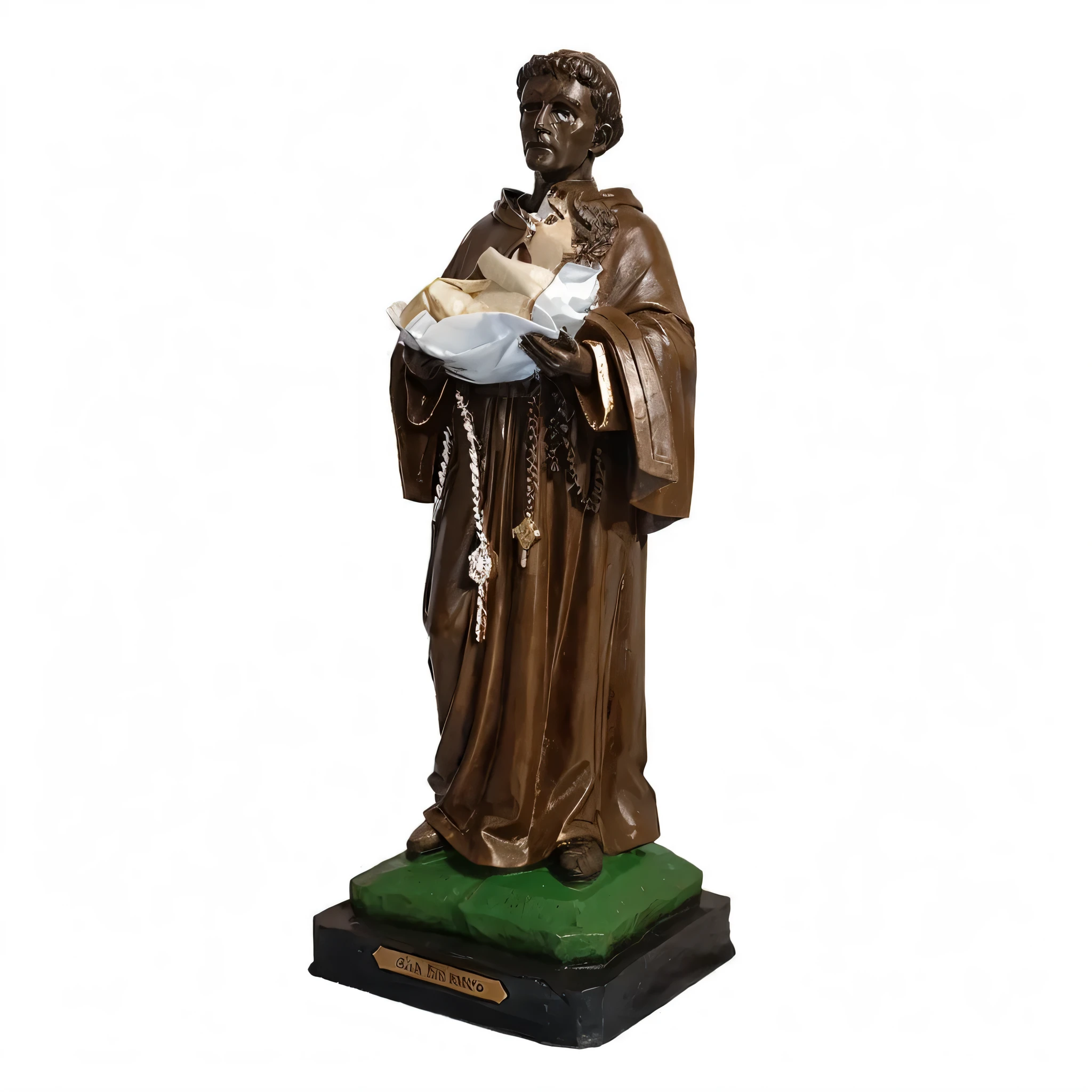 Statue of Saint Benedict, santo negro
