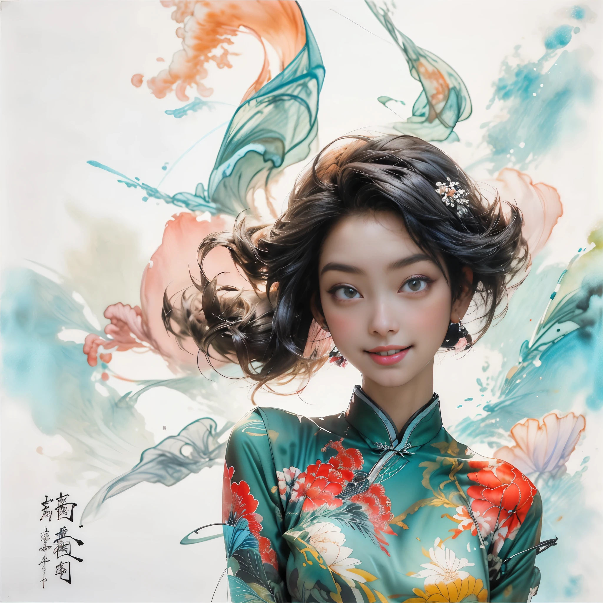 (tmasterpiece,quality,Best quality,offcial art,big breasts beautiful与美学:1.2),忧郁的lamplight,A tranquil,serenidade, 1girl, (JinxLol:1.2), Exact proportions, 18yo Girl, skinny model lying on the grass, Surrounding gardens, shadow of the tree, VERMEHO hair fluttering in the wind,gossamer,long leges,The feet are slightly open,glute,Blushlush,is shy,鎖骨,hason,Double weaving,big breasts beautiful细腻的脸,White skin of the,real looking skin,(detail in face),pores,超高分辨率,8k,参数 最佳quality,tmasterpiece,超高分辨率,(Realistic 2.0), higher details, Detailed skins, transparent pubic hair, Hefty Smile, white teeth, voluminous red hair, perfect and well designed eyes, girlfriend, big breasts beautiful, big breasts beautiful, fresh flowers, studio lit,(s fractal art:1.1),(One color:1.1)(flowers in full bloom:1.3),Most detailed,( tangled:1.2), (Dynamic posture), (abstract backgrounds:1.3), (Traditional Chinese fabrics:1.2), (Skin glows), (Lots of colors:1.4), ,(ear nipple ring:1.4),(Decorative painting:1.6,), lamplight,Ink painting and watercolor,ink,water ink,