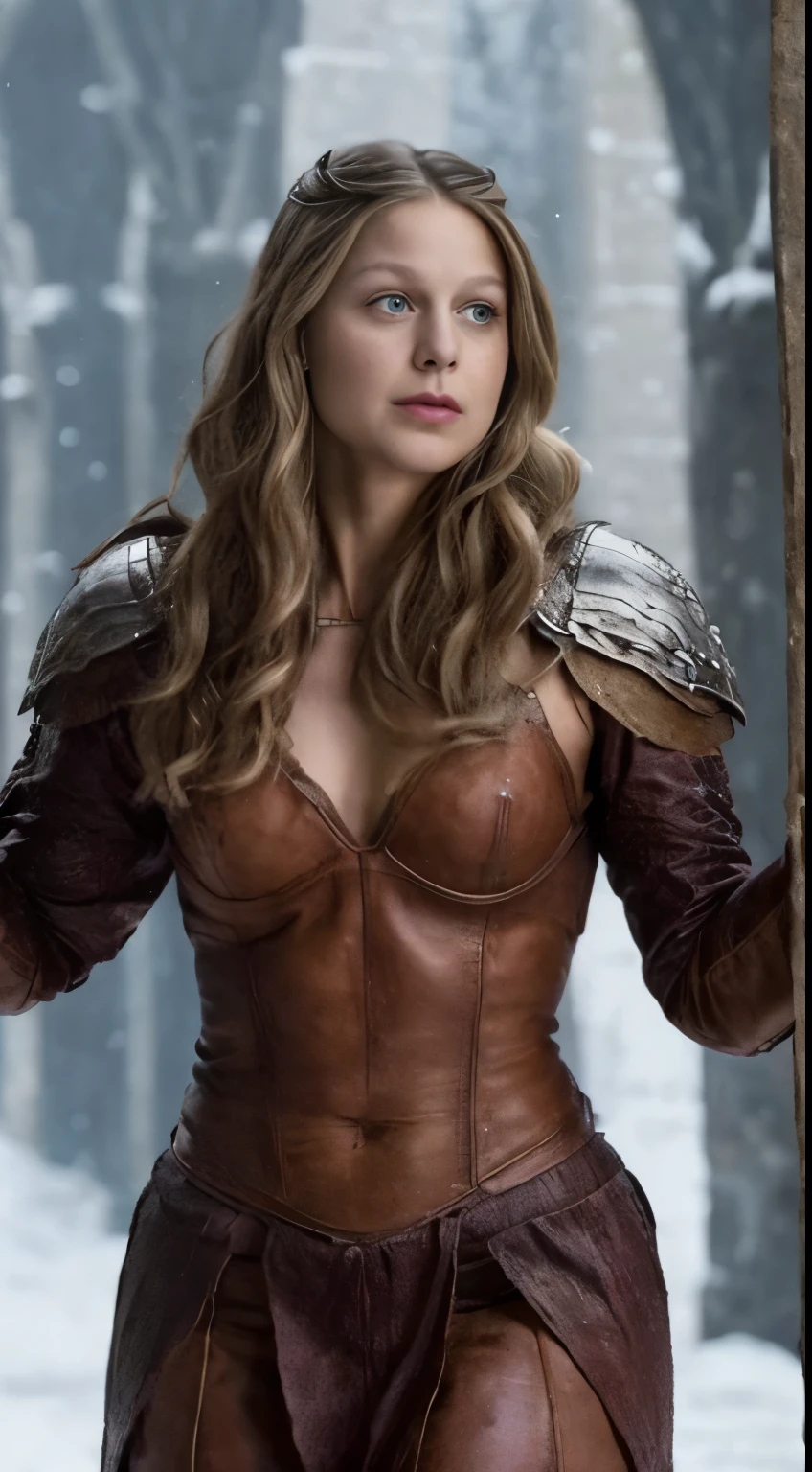 ( Photograph of Melissa Benoist as hot queen ) (random photo , full body shot, tall woman ) Alayne Stone, Gorgeous Woman, Queen, queen lady, Lady of Winterfell, Wardeness of the North,) the de facto Lady of the Eyrie, 40 years Old, she a Full growned mature lady now, beautiful mature lady, the queen, milf beauty, mature queen, a captivating woman, beautiful queen, empress, mediaeval queen, alluring appearance, unrivaled beauty, , mediaeval erotic costumes, a Game of Thrones-inspired costume, a close-up of a woman from the middle ages, scene from "Game of Throne," deep cleavage, warrior princess, healthy body, perfect thick body, attractive figure, fleshy body, style of "Game of Throne,", stunning woman, dress made of leather clothe ( ( insanely detailed realistic skin texture, pores, wrinkles ,freckles) , realistic environment, detailed ultra realistic facial features perfect body parts, ( hyper photorealistic) )
