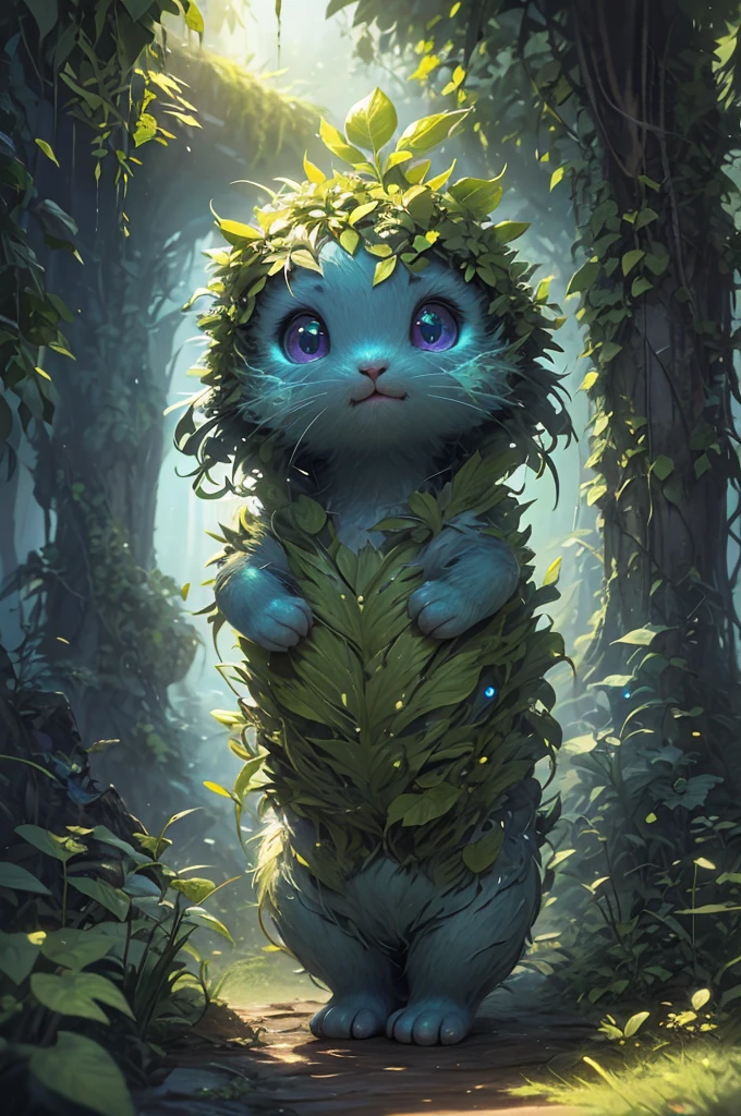 grainy, extremely detailed, intricate details, dynamic lighting, photorealistic, film, daylighting, m0NST3RFY3, cute kitten, playing with moth