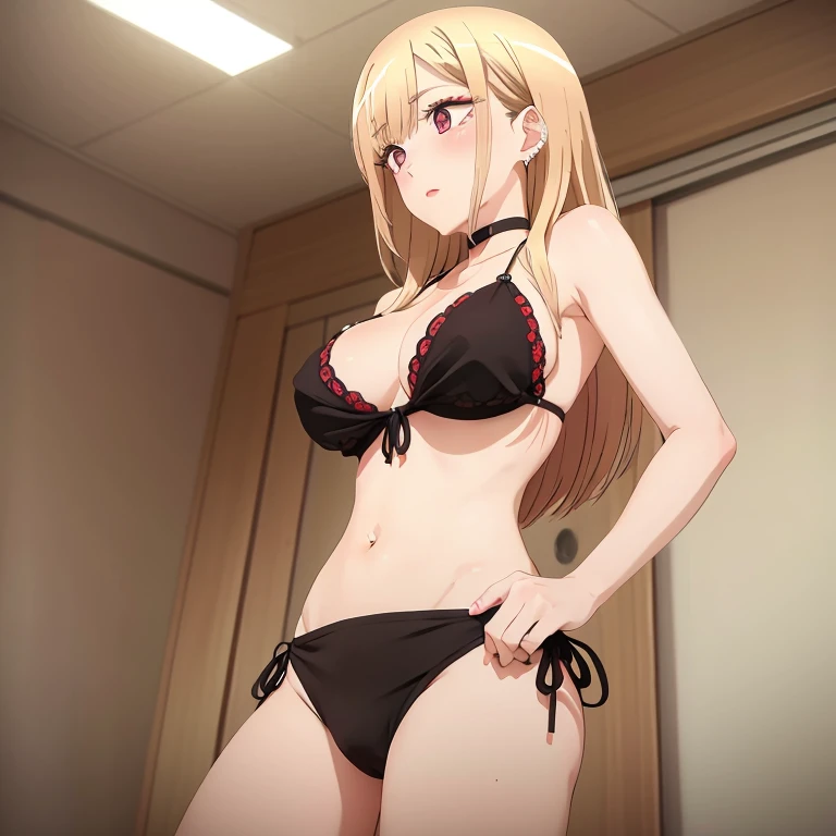Linda rubia en bikini