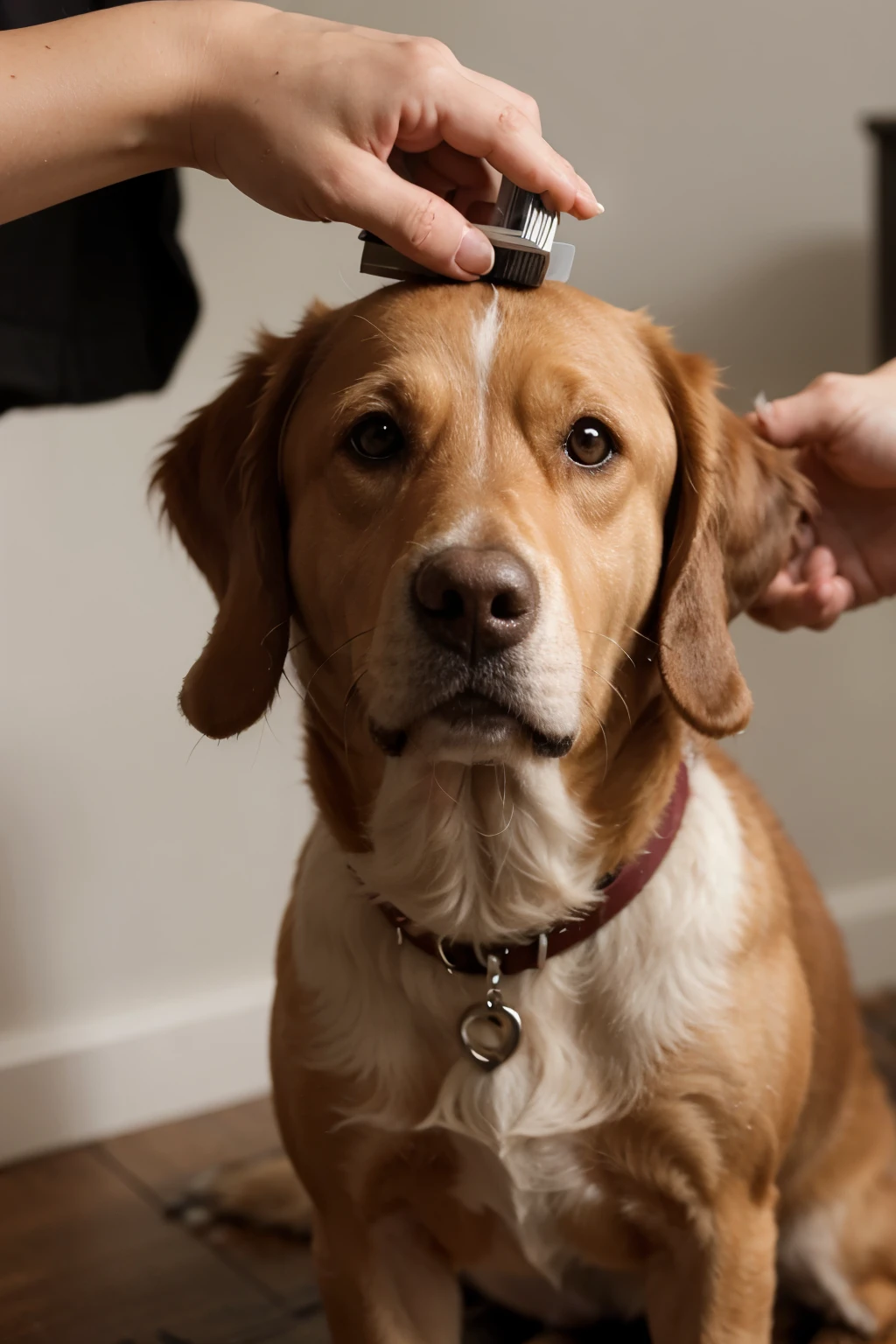 Dog grooming business logo