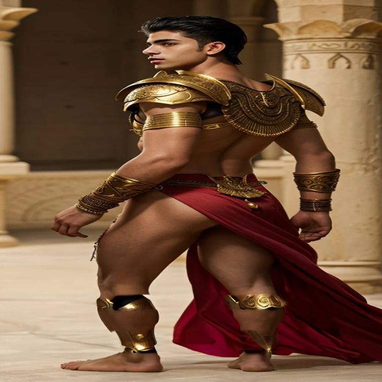 ornate antique gold armor, fantasy rpg, photo-realistic