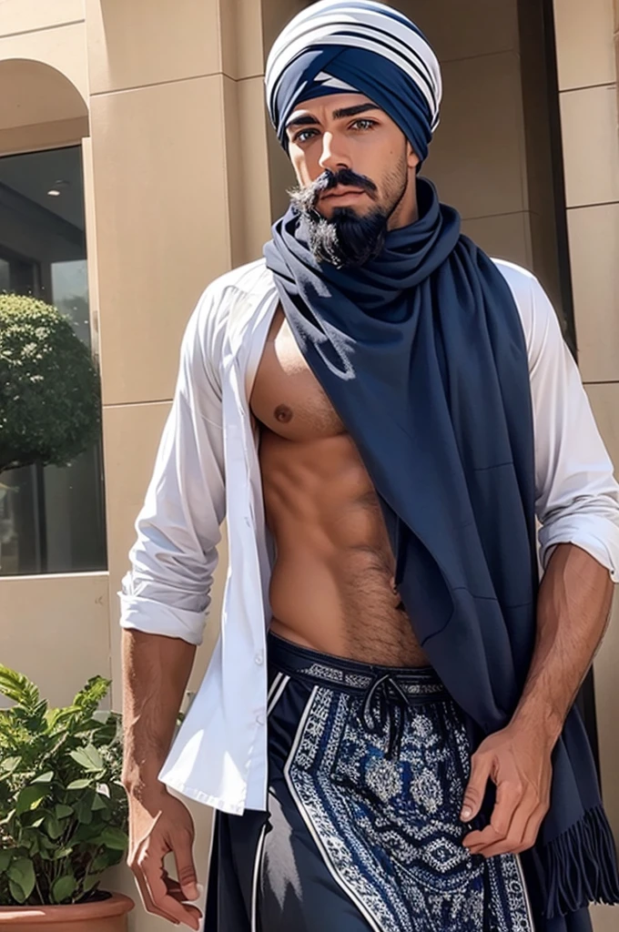 faaris azura, arab, arabic, arabic fashion, style, eyecandy, turban, thobe, mosk