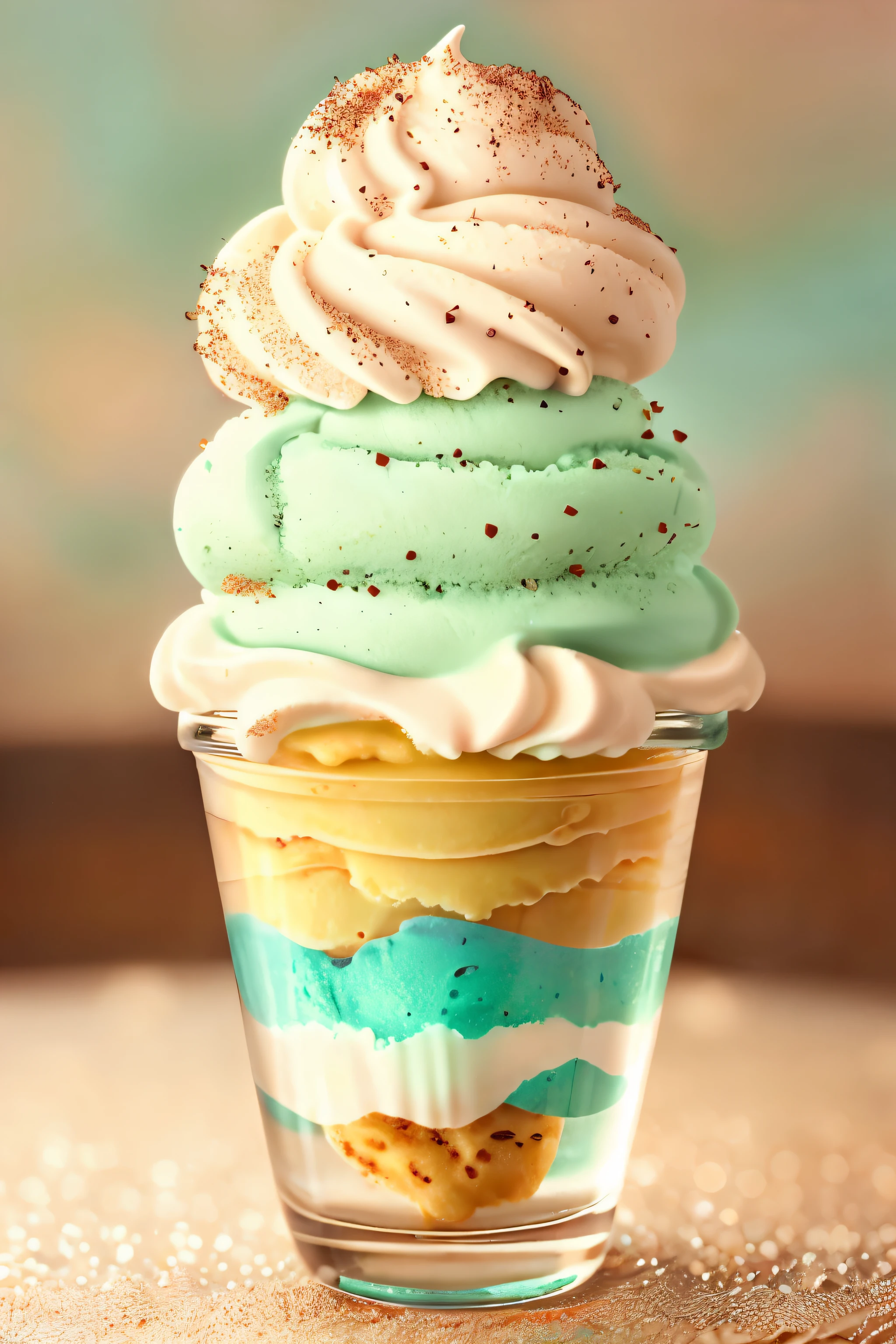 soft ice cream,pastels,cute little