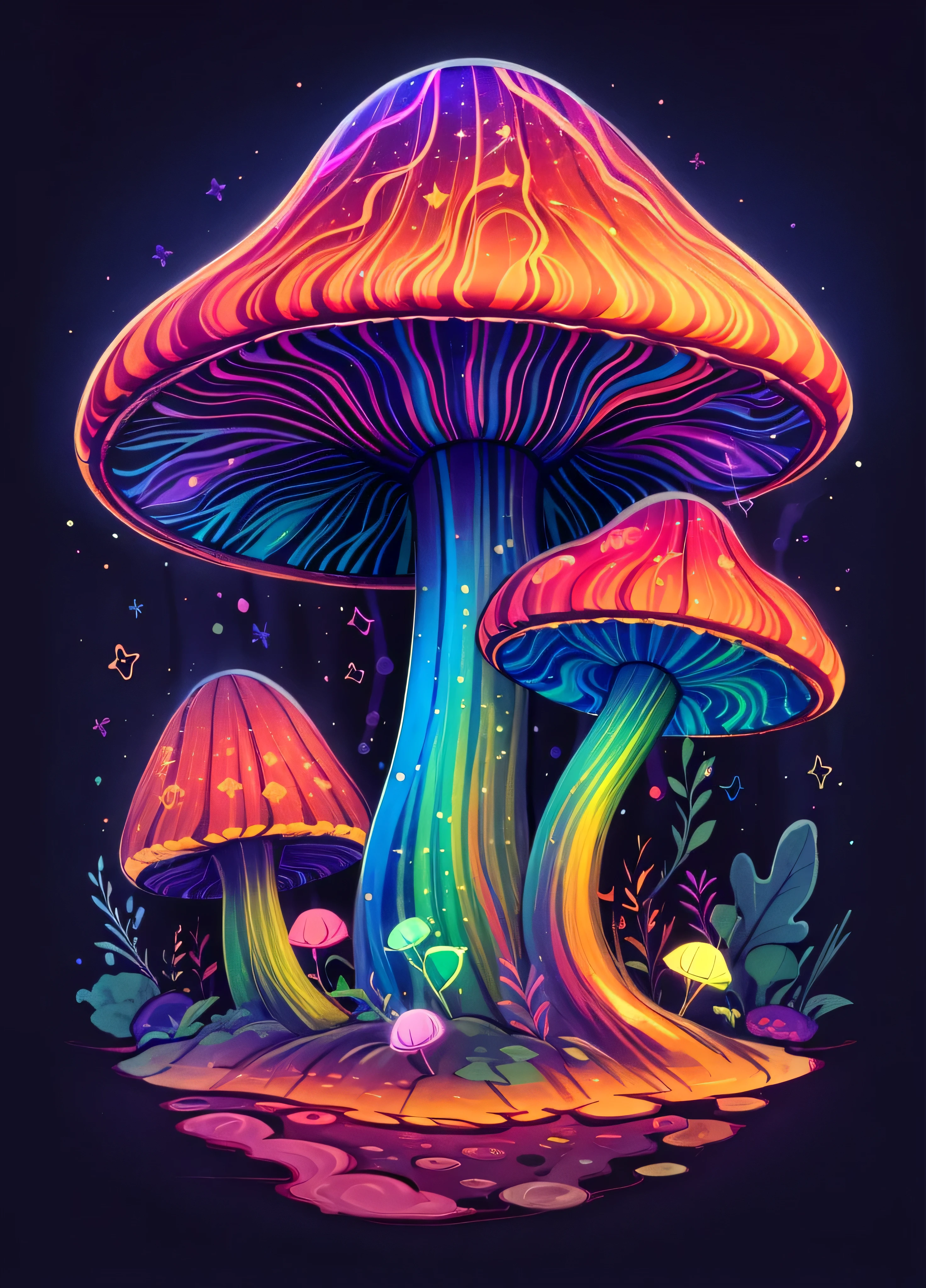 天空背景Cogumelos的特写, psychedelic muCogumelos dream, psychedelic muCogumelos, neon muCogumelos, , 神奇Cogumelos, magic muCogumelos, fluorescent muCogumelos, glowing muCogumelos, Cogumelos, colorful muCogumelos, trippy art, muCogumelos milky way, muCogumelos, psychedelic illustrations, Black light velvet poster, , Just a joke, trippy art风格, psychedelic bright colors