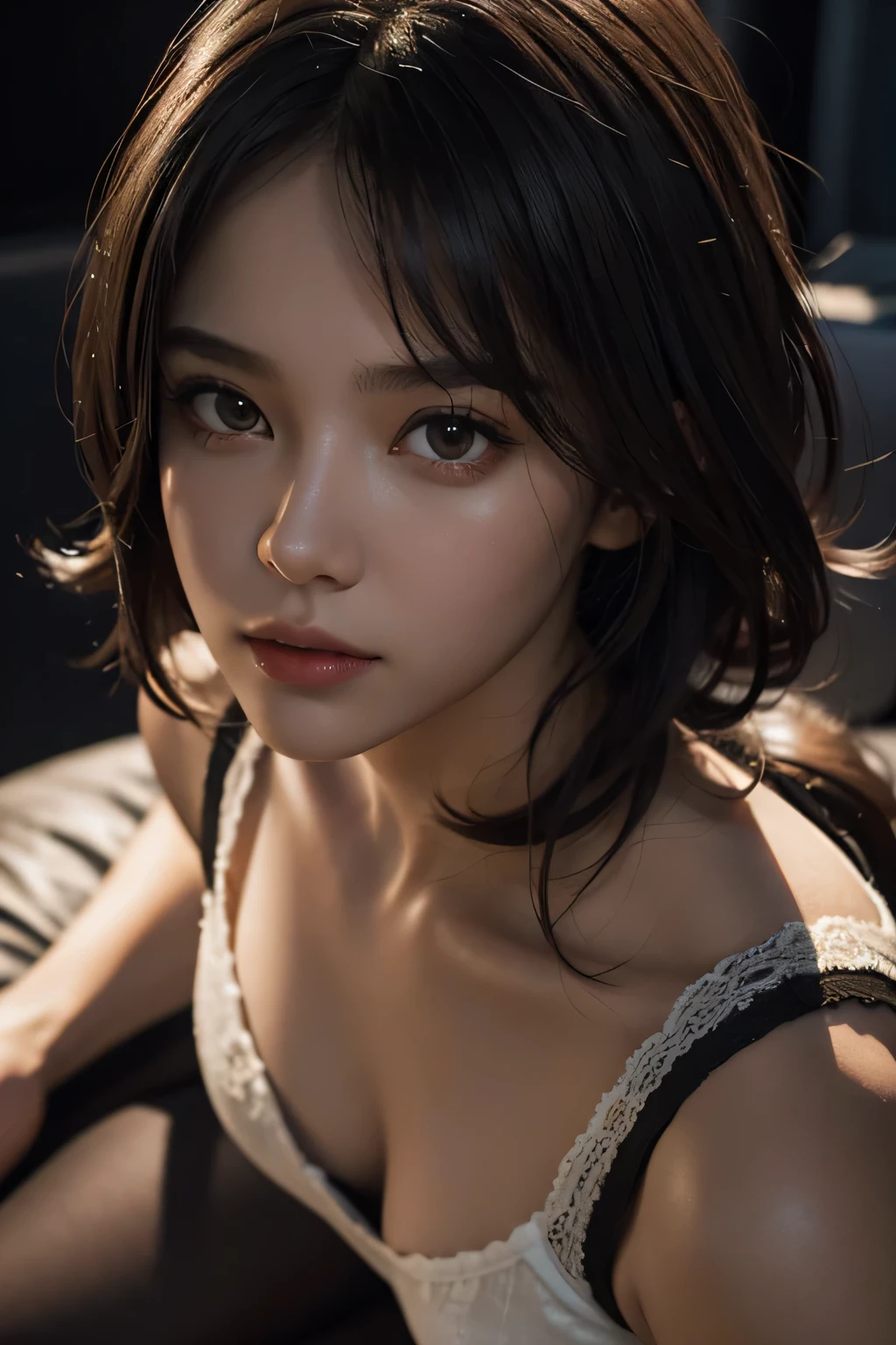 1girl in, (lacepantyhose:1.2), Cinematic lighting, close-up, nffsw, masutepiece, Textured skin, high details, Super Detail, High quality, 4K, Best Quality