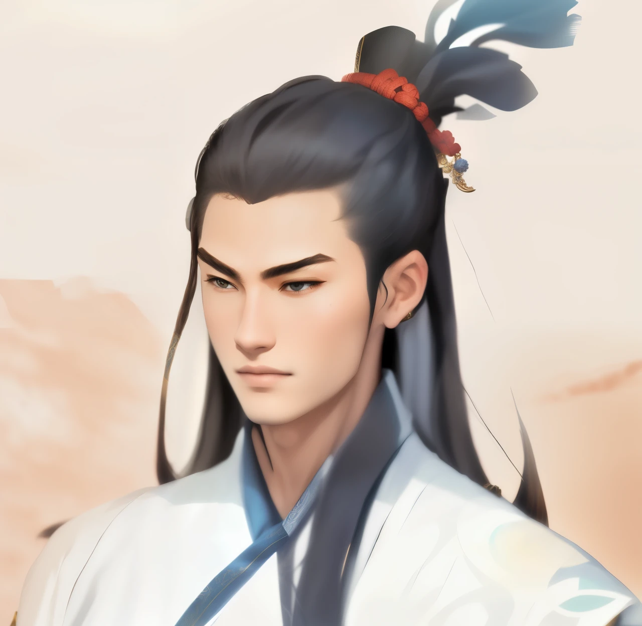 Young scholar,ancient wind