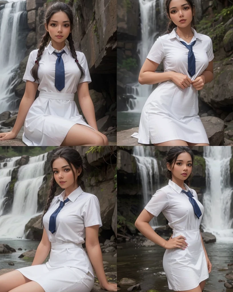 Beautiful girl, school girl , colourful