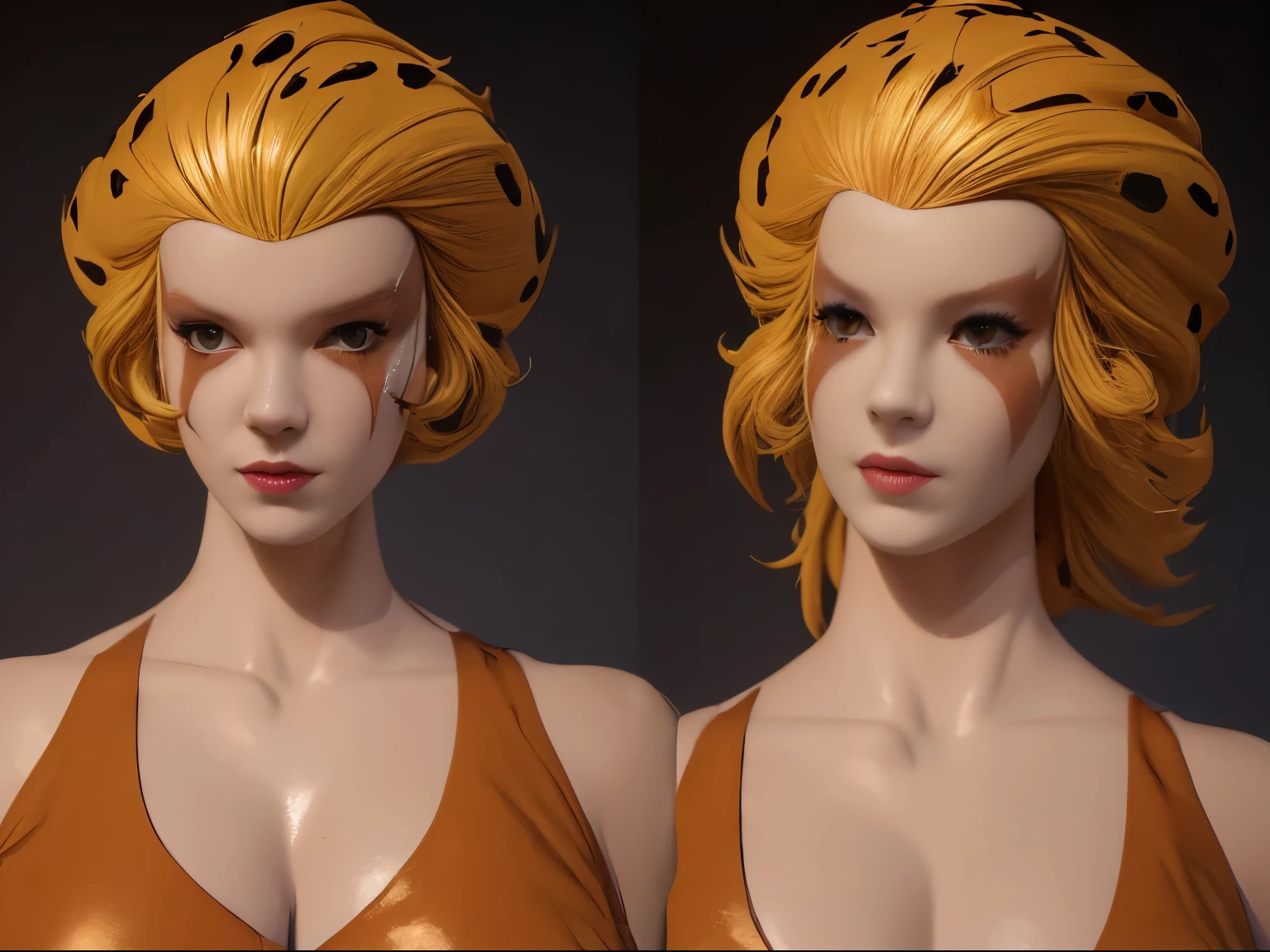 (((cheetara)))8k,(((de thundercats)))(((sexy)))((Portrait photo of a young girl)((( se ve como render 3d)))(((tiene leotardo naranja)))(((Amazing tits)))caliente, hermosa,((Hornie)),(((viste leotardo naranja)))((tiene tetas perfectas)))8k, hiperrealista todo como un motor irreal trazado de rayos render ((estilo humano hiperealista)),(((Empty dark background))). hiperrealista todo como un motor irreal trazado de rayos render estilo humano realista ,(((Empty dark background)))., Suavemente iluminado, Intimo exquisito detalle, foco nítido, intrincadamente detallado, rewarded photography, small-catchlight, bajo contraste, alta nitidez, facial-symmetry, profundidad de campo, cinematic background, Renderizado del motor irreal, Imagen central, dream-like, Suavemente iluminado, intimo, imagen de cuerpo completo ,cuerpo completo,((tetona)),((piernas torneadas)) perfecto ecchi, hDRI