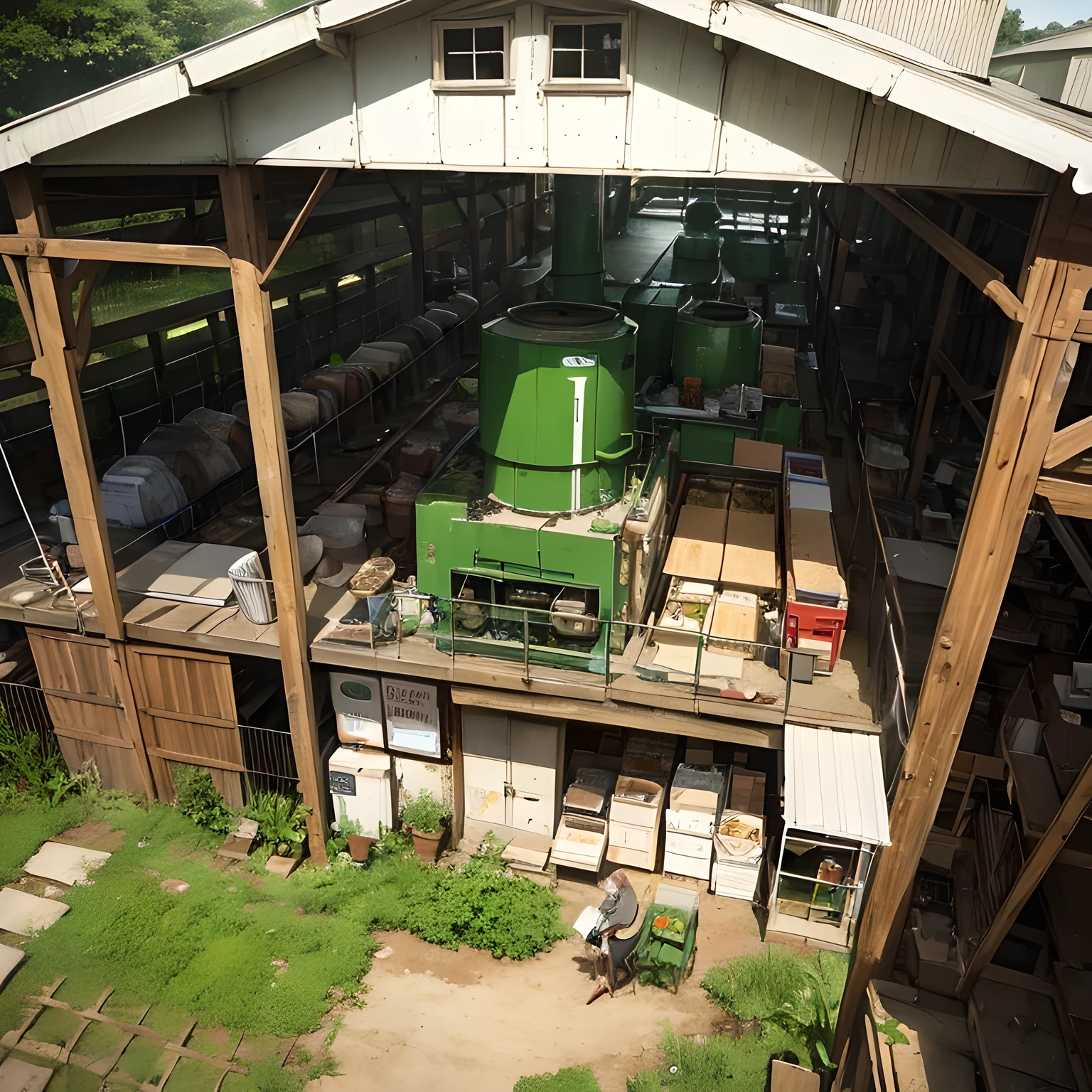 soylent green, silent running, dewey, farm factory, green solid mill, farm life, masutepiece,
Best Quality, Ultra-detailed, (photo realist), Very delicate,