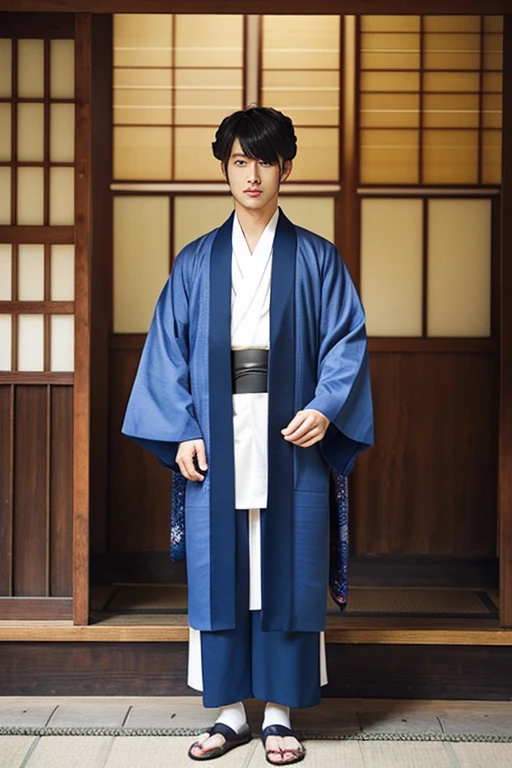 Taisho Era male people kimono