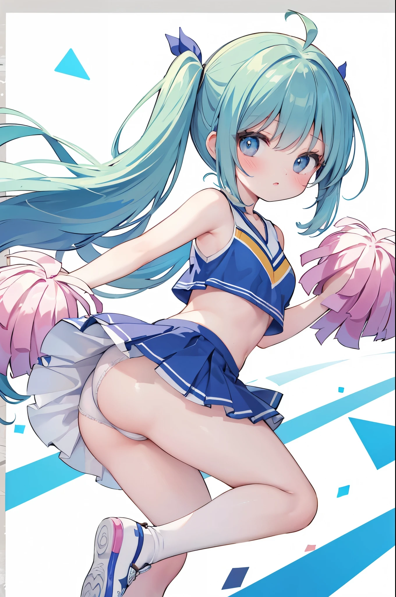 (Masterpiece)、(top-quality)、((ultra-detailliert))、(Super delicate)、Naughty cheerleader、Beautiful butt、ornate、mystical、Fantastical