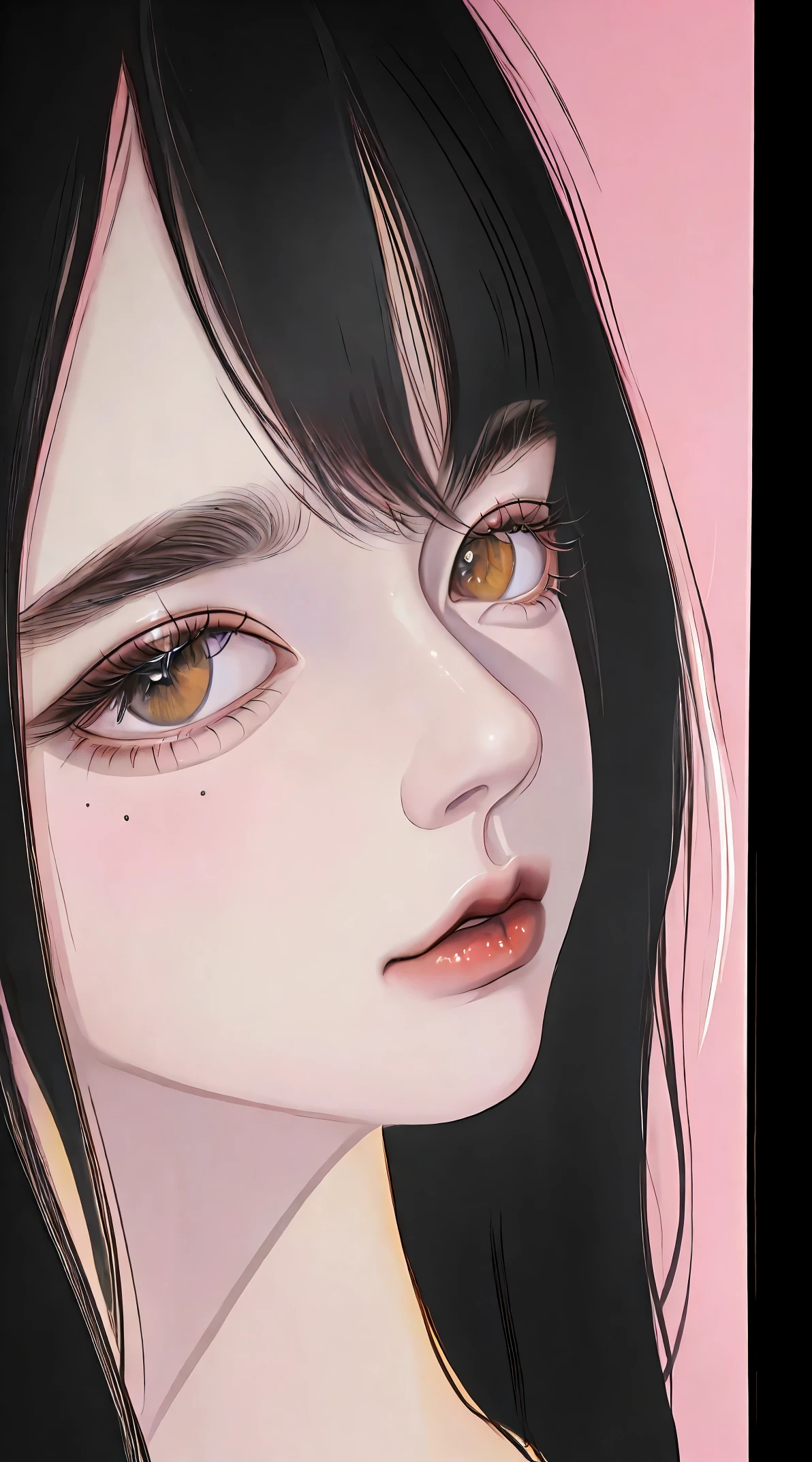 absurdres masterpiece pastel high quality a close up of a person in a casual outfit with a black details, ai assisted digital painting, glossy digital painting, realistic cute girl painting, ai art, beautiful character painting, painted in anime painter studio, detailed painting 4 k, illustration painting, painting of beautiful, painting illustration, 4k digital painting, 4 k digital painting, adorable digital painting