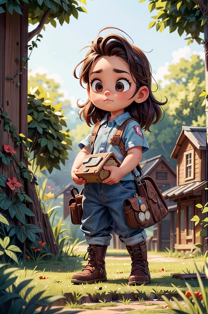 kids, Country style, Farm Life, intricate, (best quality, masterpiece, Representative work, official art, Professional, unity 8k wallpaper:1.3)