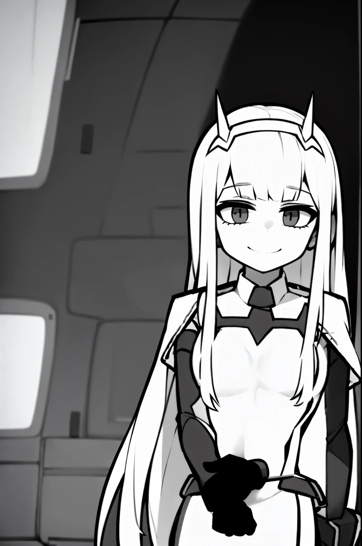 zero two, smile, cute