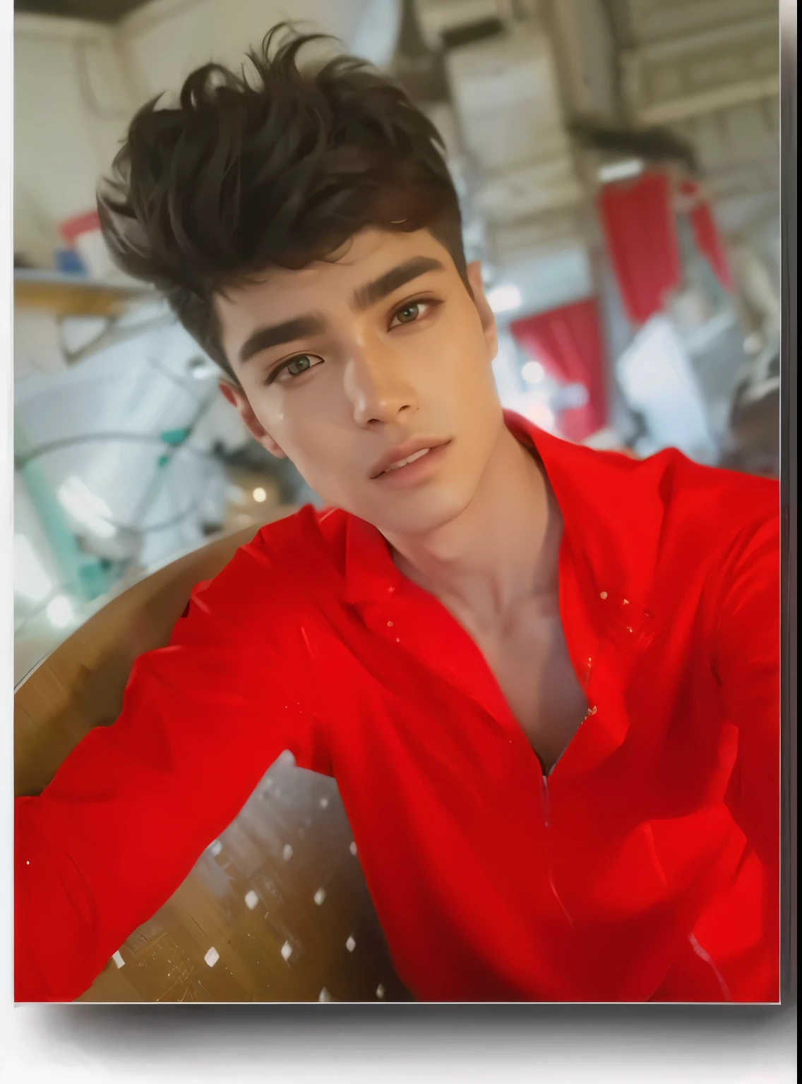 Change background cyberpunk handsom boy, Realistic face, 8k, ultra realistic