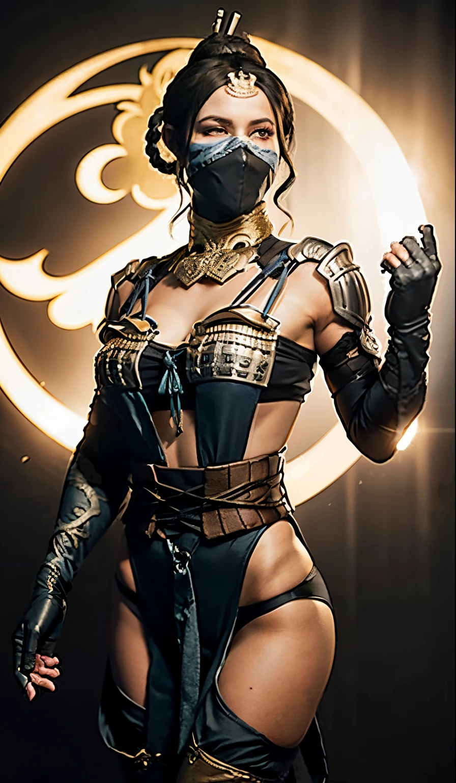 (Foto de alta qualidade, ultra realista, 8k, personagem do jogo MORTAL KOMBAT), Mileena super bela com seu traje roxo, foto tirada de perto, normal hands, dedos detalhados, obra-prima, (realista 8k, foto-realista: 1.37), realista detalhado, 1girl, cabelo longo:1.5, cabelo preto:1.2, olhos vermelhos:1.5, erotic, semi nua, olhos brilhanteortal kombat mileena)), ninja, armas, kimono, vestido de guerreira ,((mortal kombat)), seios longos grandes, mamas gigantes aparecendo, pose de luta, olhar sereno, templo, meditation, Ninja Mask, cobri sua boca, eyes to the sky, pelos pubianos saindo da calcinha, nudes, xota, micro calcinha enfiado nas partes intimas, pornografia, demonic mask, reflection, o fundo mostra a luz da lua, lua, flor de cerejeira, espadas, corpo quente erotico
