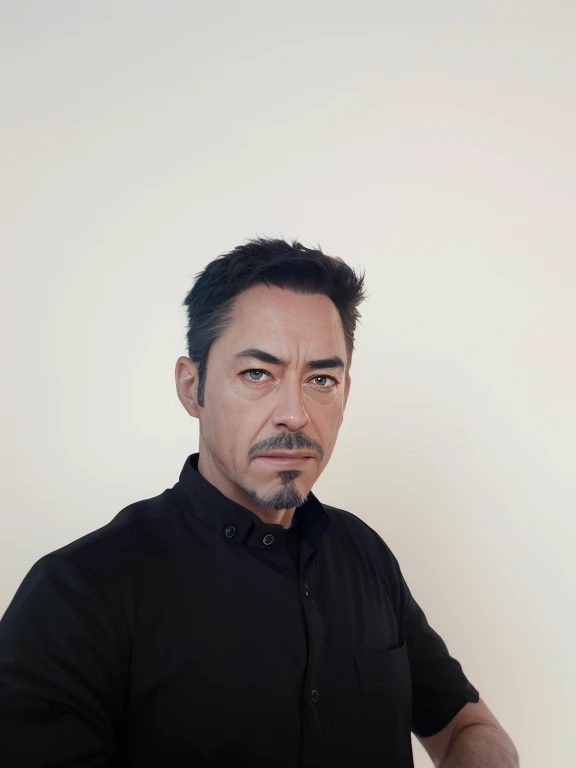 Marvel, Old man Tony Stark, realistically, dynamic lights, old, gray stubble, full shoot, (extremely detailed CG unity 8k wallpaper), trending on ArtStation, trending on CGSociety, High Detail, Sharp focus, dramatic, photorealistic