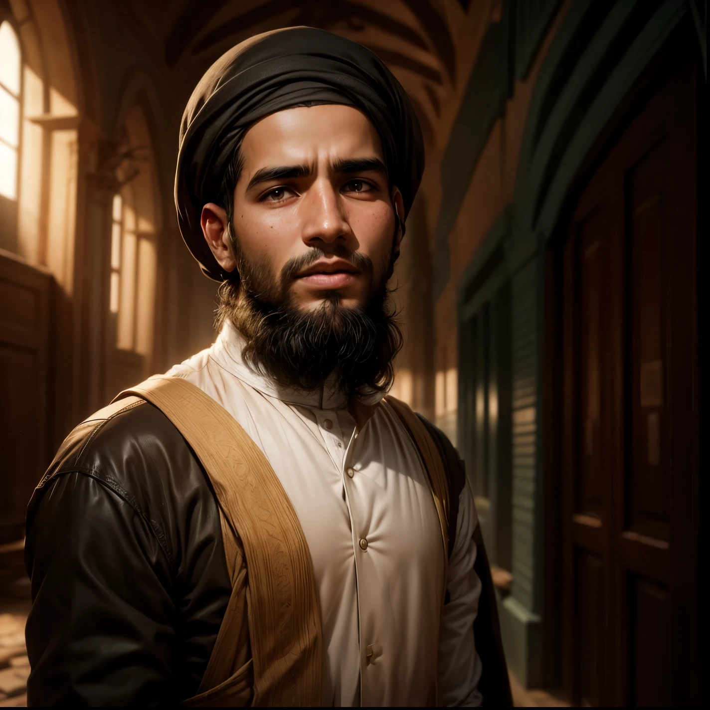 A Muslim boy portrait by DSLR