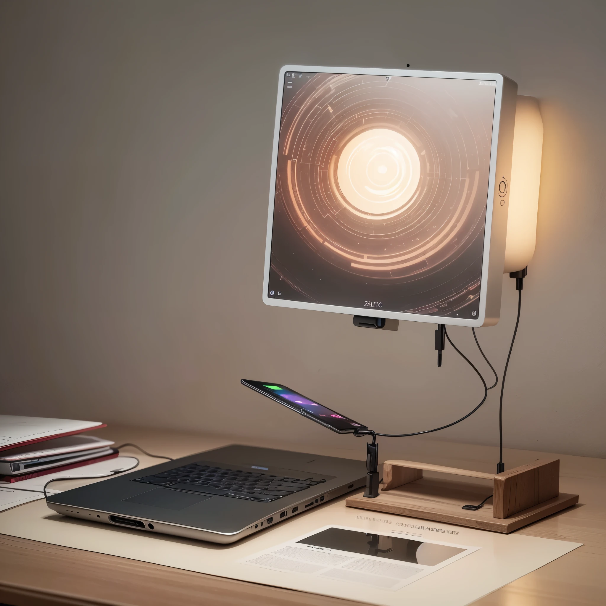 Generate a smart desk lamp --auto --s2