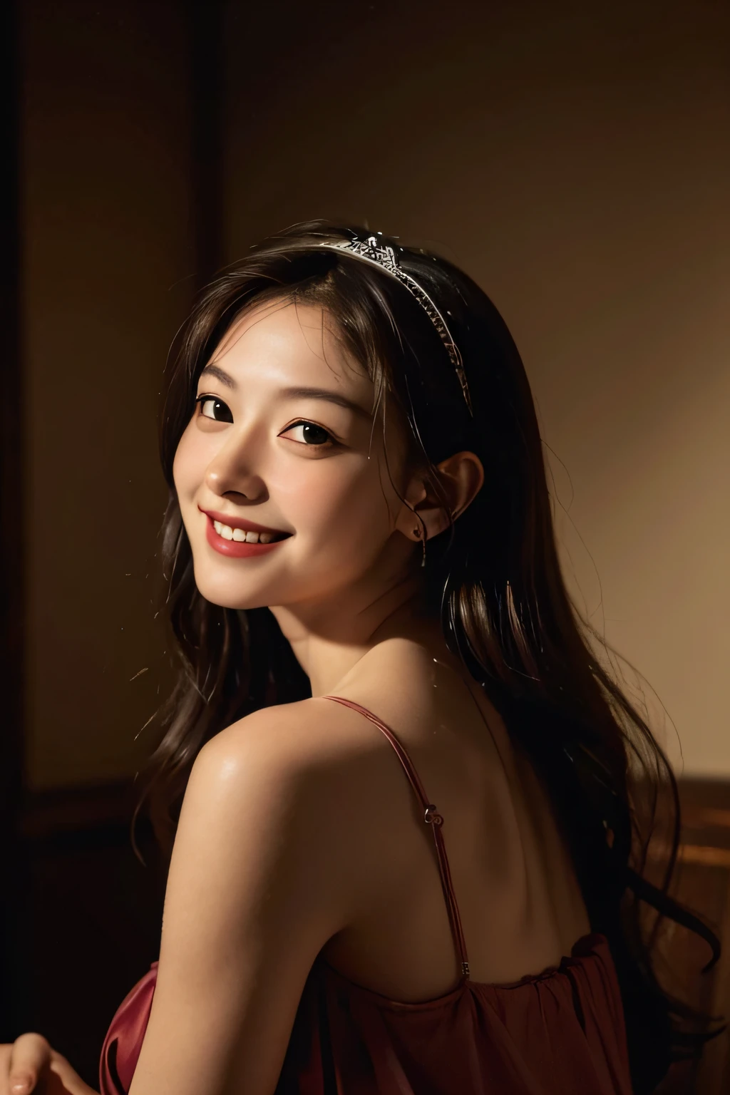 fruits,Grapes,Rosa,antique,A smile,,Sweet and seductive appearance.、Caravaggio's paintings、Chiaroscuro of Caravaggio,,Cute smile, Expression of ecstasy,erotick