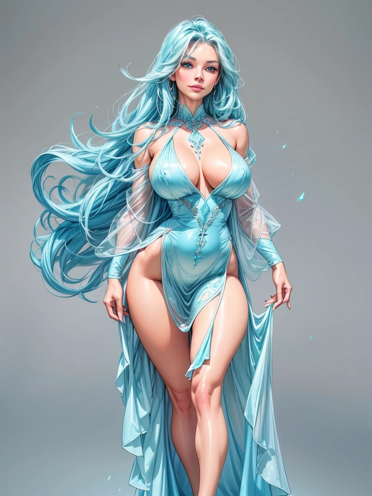 A lovely woman standing in a beautiful blue dresest quality, highres:1.2), with flowing long hair, radiant smile, and sparkling blue eyes. She is surrounded by a vibrant garden filled with blooming flowers and lush greenery. The sunlight gently illuminates her face, creating a soft and warm atmosphere. The dress is made of silk, providing a smooth and shiny texture. The woman's dress flows elegantly as she moves, adding a sense of grace and sophistication to the scene. The color palette of the image is vibrant and vibrant, with shades of blue, green, and pink dominating the composition. The lighting is natural and soft, casting subtle shadows that enhance the depth and dimension of the woman and the surrounding environment. The overall style is a blend of realism and subtle impressionism, capturing the beauty and serenity of the moment.