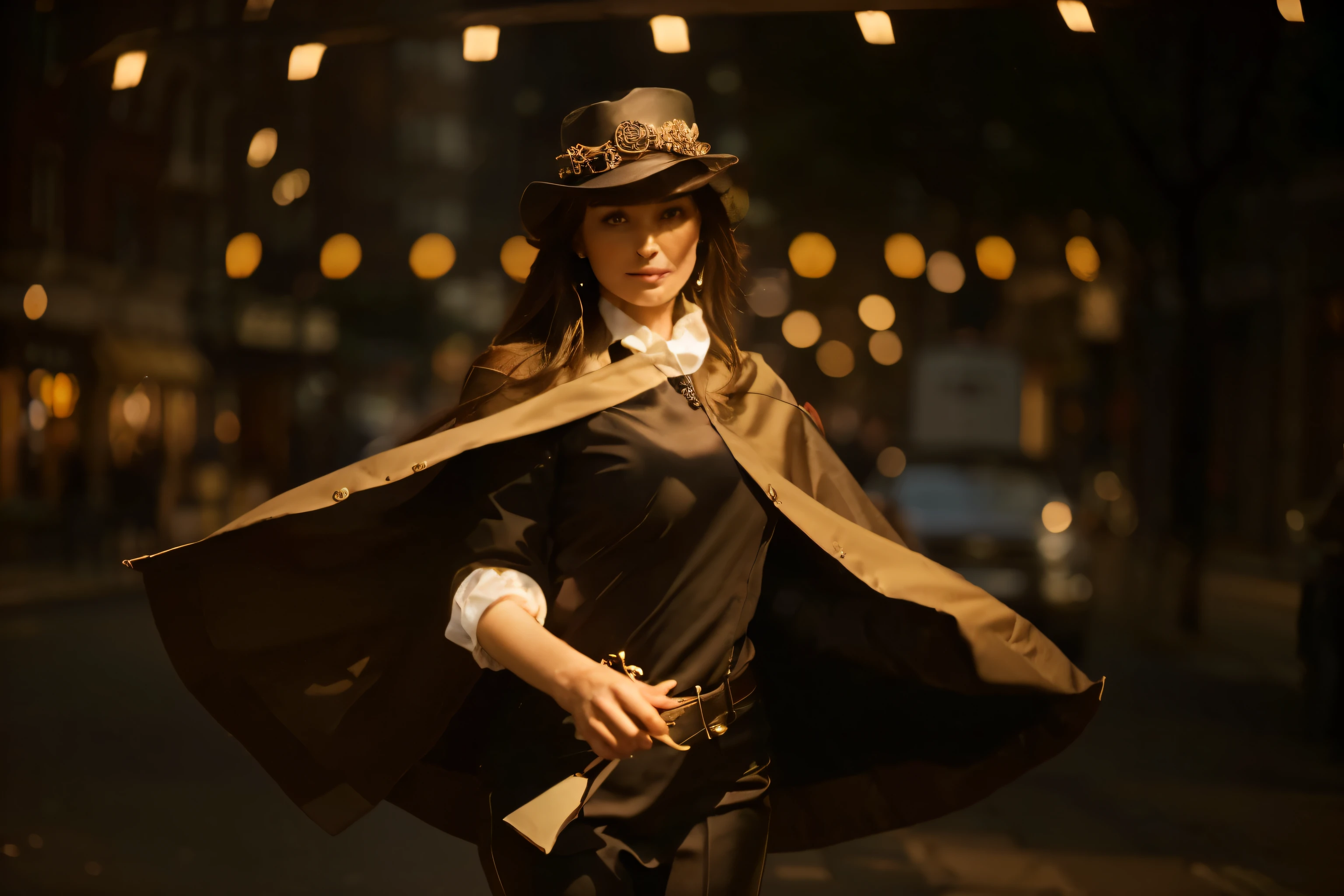 (Best quality, 8k, 32k, Masterpiece, UHD:1.2) "Transform the image into the opulent and elegant streets of London. Envision a scene with historic cobblestone streets lined with stately Victorian-era buildings, ornate street lamps, and bustling with sophistication. Capture the essence of luxury with boutique shops, high-end fashion boutiques, and classy cafes adorning the streets. Incorporate elements of refinement such as stylish pedestrians, upscale cars, and a cosmopolitan atmosphere. Use dynamic lighting to accentuate the elegance and charm of the scene, showcasing the vibrant and luxurious ambiance of London's streets."
