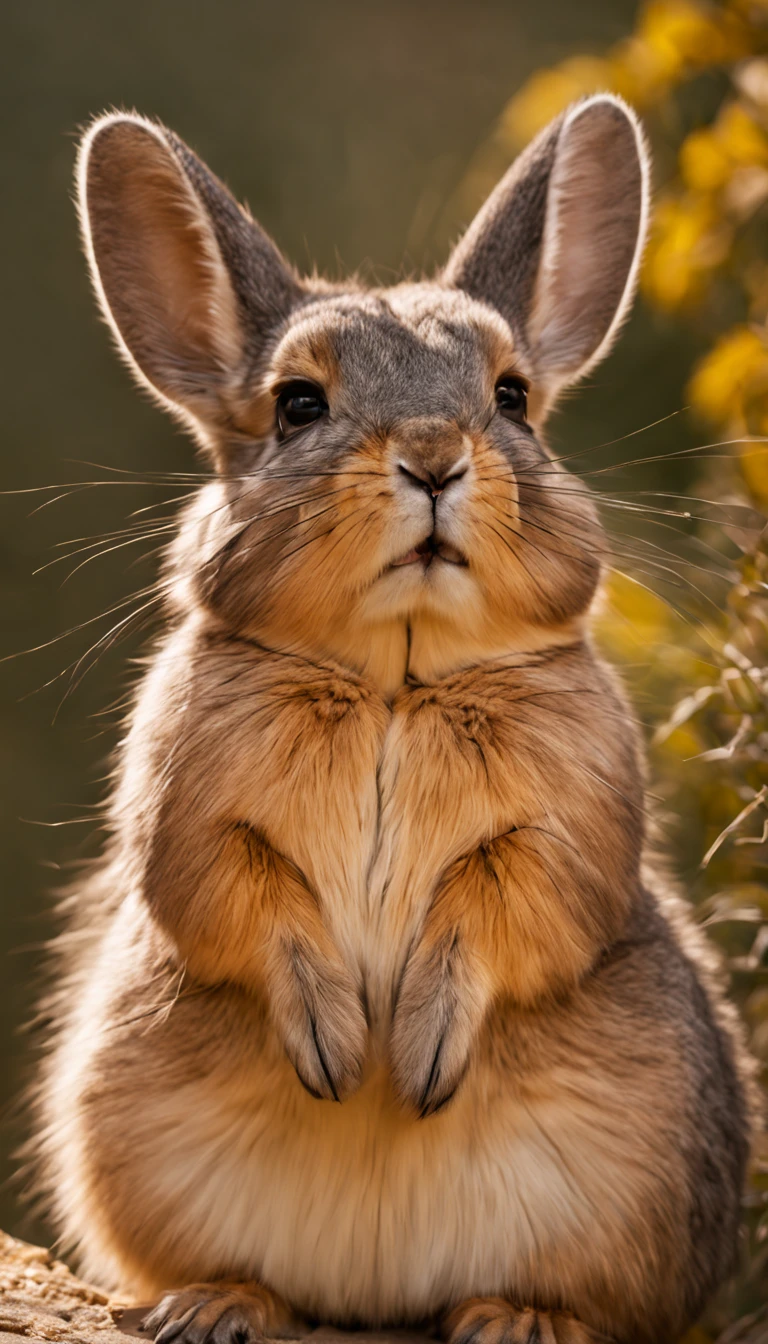 (Southern Viscacha),animal photo,(closed eyes,sleepy), (luxury fur),best quality, masterpiece, 8K