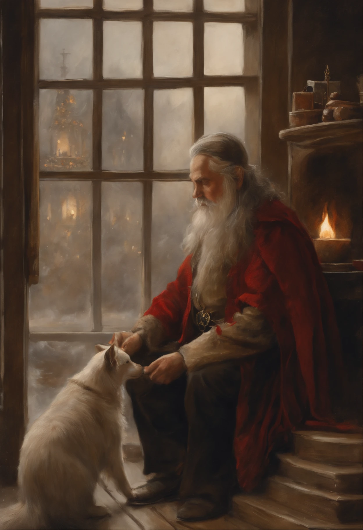 真实感, a painting, Fantastic tale, Christmas style, John Tolkien style, Small painting by Jean-Baptiste Monge,anthropomorphic --ar 2:3 --testp -optimistic; Straight hair , We wandered for a long time in the dark, getting used to the silence of the nights, but we weren’t used to the emptiness and the drafts of open doors..
We can't help but fix it, nor forget We burned each other too much We will teach the heart to live again And rediscover the world of love.,And the sky is not silent and cries ,Classic portrait, by senior artist, Sakimi, Detail art, by Kanbun Master, added detail, close up portrait shot, High Quality Portrait, Santa'workshop, by Aleksander Gierymski, realistic portrait