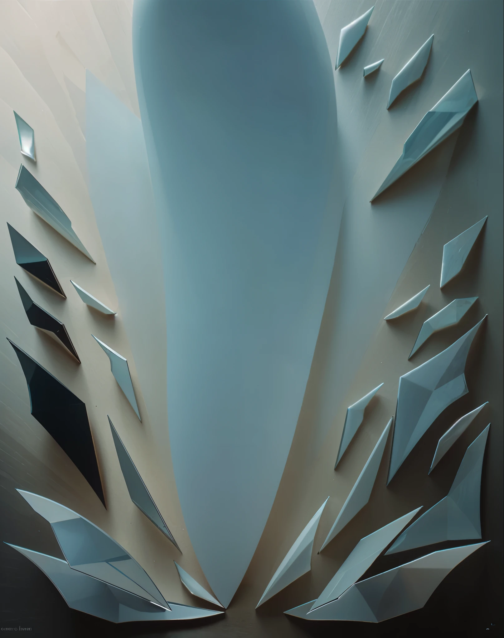 glass fragments