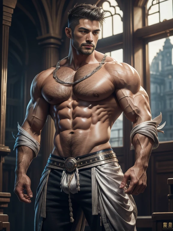 European males，35yo，Tall guy，Plump pectoral muscleig handsome guy，Big eyes，Sexy and charming expression，Melancholy Ruili&#39;s eyes，masseter membrane、well built、put on eyes、(eBlue eyes)，gay twinks、scantily clad、Brush cut！Nod and pull your head five times！！outdoor sports board！(高the detail8k)Dark skin！raise your eyes！open your eyes！ ((realistically)), Sexy white silk fabric！Raised sexy！[Dressed in white silk flowing fabric worn by sexy Romans！The cathedral has stained glass]! !!!dermis, [ 短发the detail, Shaved on both sides, silvery white ]!! ultra - detailed, Best quality, Strong light illumination, Focus sharp, theater audience, The upward lens is closer to the body, (( Lean Body Fat 15%，短发the detail！ shave the sides short, silver whey health, My chest is hairy, bodyhair, , 露出shaggy的腋窝, shaggy的腿, silber hair,)), Full body lesbian, Muscular吉加查德, Super buff and cool, aged 40, shaggy, a screenshot by Adam Dario Keel, reddit, Photographic realism, , Bigchest, Upper part of the body, Fluffy, Muscle tissue, attractive male, shaggy的身体, Gigachard The, Hideo Minaba, Chad handsome charming male，side ，Inspired by the realistic photos of Ludovit Fula, placed in a, sweaty abs, Well-defined abs, attractive body, flowers growing out of his body, [ silber hair ]!!, muscle men, tear drop, There are abs, muscle men纠缠在一起, six-pack, [ defined abs ]!!, sexy muscular body, Muscular躯干,Strong masculine characteristics,35yo， masculine pose, David Gandhi, 35yo, male model, Sold for 50 years，Zhu Yilong, attractive male，Side Body("！, large bulge ":1.2),(dynamicposes:1.1), 大腿的tmasterpiece, Best quality, A high resolution, closeup portrait, malefocus, solofocus, of a man,  The erection，low angle hairstyle, Grow a beard, weight loss，Stay healthy, My chest is hairy, bodyhair, , Raised sexy，露出shaggy的腋窝, shaggy的腿, little beard, model poses, Surprising composition, Front view, HighDynamicRange, Bad laughs， , Eight-pack abs, Abs hair，, raise your hands high, 短发the detail, Shaved on both sides, silvery white, Grow a beard, spark of light, Sexy big bulge！，There are small protrusions in the abdomen, the detail, Belly and hairy belly are complicated， 8K post-production，Muscular性格, Strong masculine characteristics, muscle men图片, Bulging muscles, muscle men, Muscular大腿 ８ｋ 高the detail,电影灯光, hyper realisitc, 高the detail, Anatomically correct, ctextured skin,!high high quality,wide wide shot！全身Best quality, A high resolution, tmasterpiece, Guy、Muscular、短发the detail、NSFW、Spacious size、Authentic texture、Upper part of the body、large bulge、、soles of feet、wastelands、training