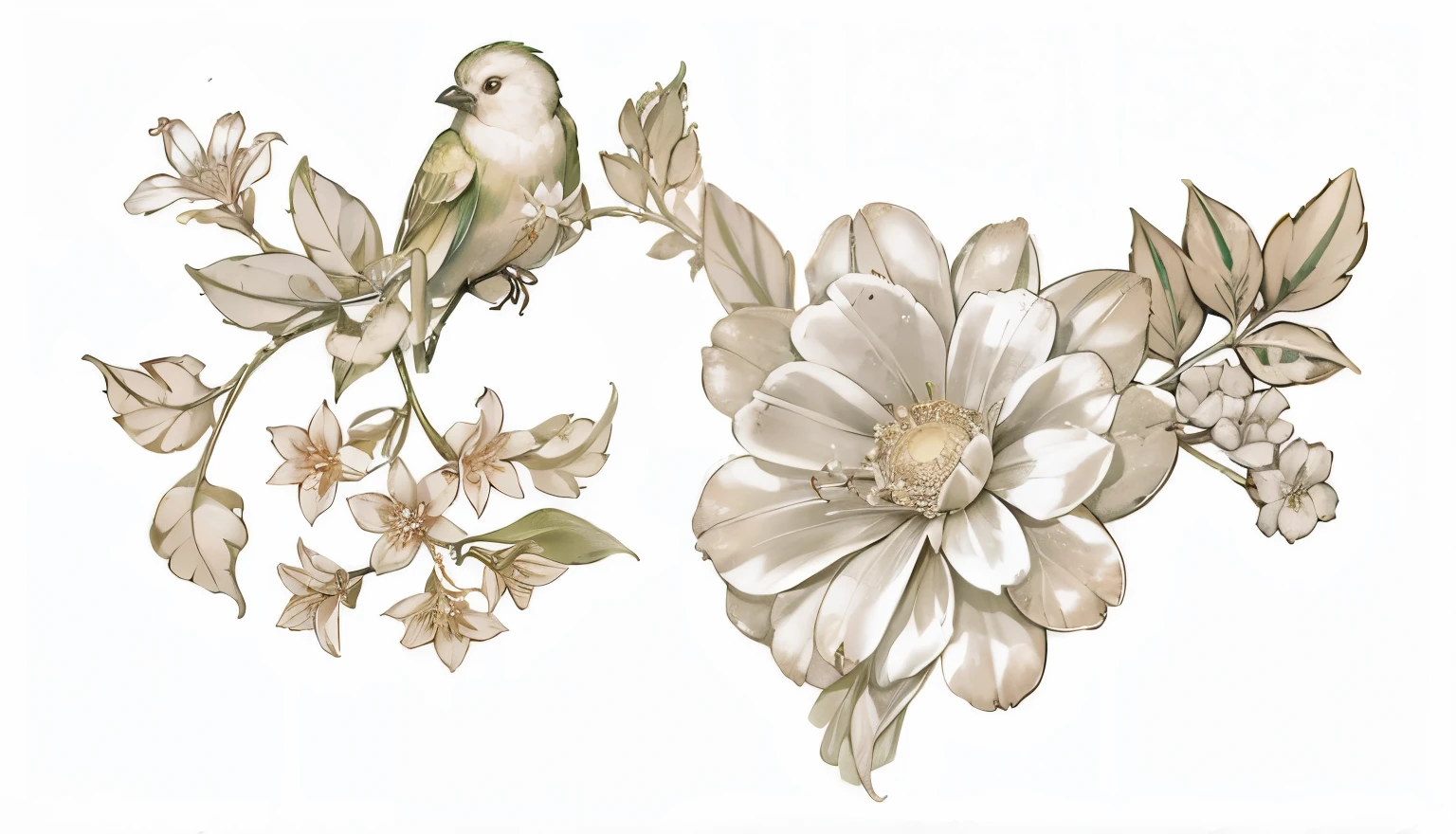 Estilo Vitoriano Vintage, Botanical encyclopedia , vintage botanical illustrations of tropical flowers, plants and birds, cores vivas, Natureza