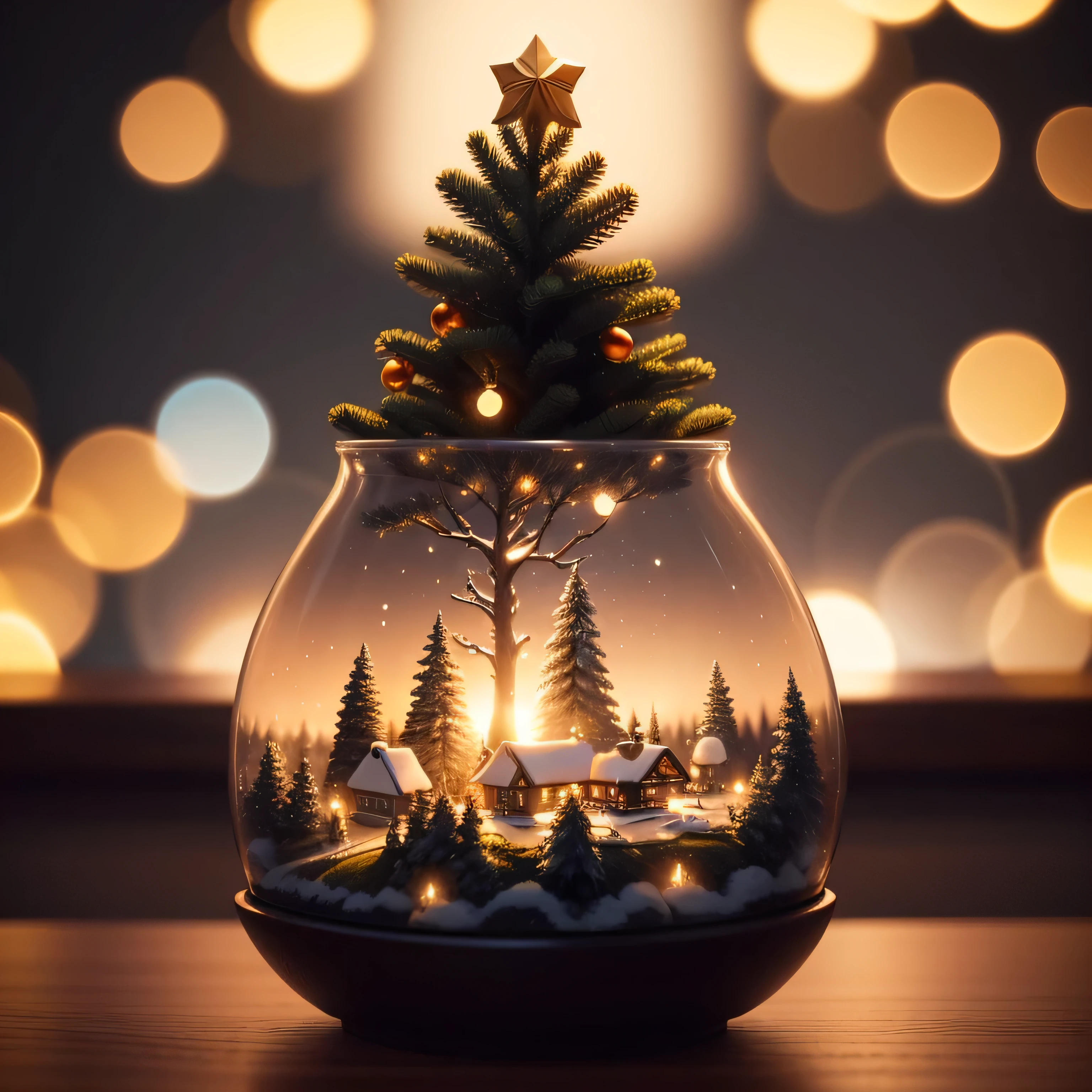 Midsummer Christmas、No humans、((depth of fieldlurry backround))、​masterpiece、top-quality、The ultra-detailliert