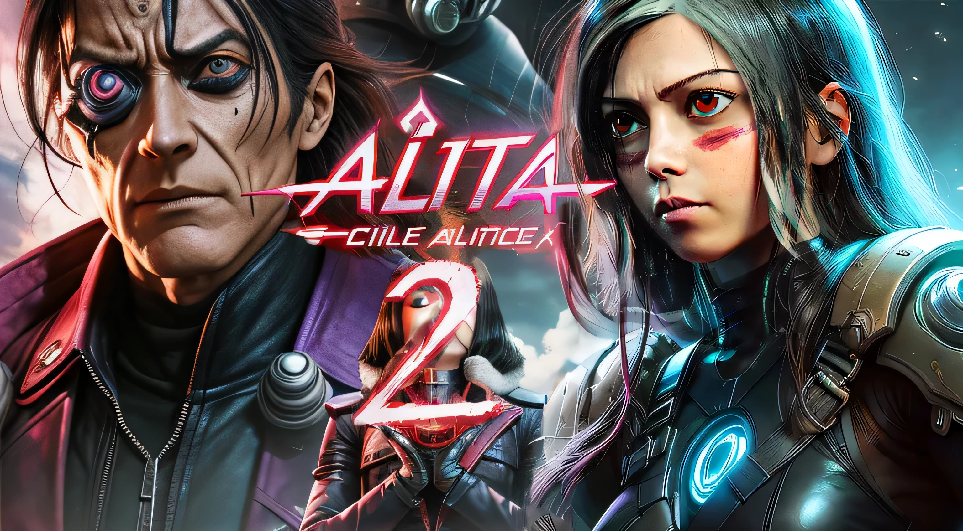 villain, alita, apocalypse, realistic, girl
