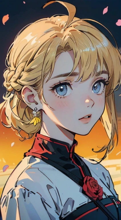 (((((((Corar,bochechas fofas,blonde hair，avental de empregada grande com flor))))))，((1girl,sozinho,Amazing,Cute Korean mixed-race girl，rosto magro,))(master part,best quality, arte oficial, Beautiful e aesthetic:1.2),((disco Rigido,proportion Aurea,)) (16k),((sakura petals,Snow Parts)),(Physically-based rendering),((((em um deserto,at night,)))) (((highdetailskin,)))，((coroa de cabelo)),((((Detailed hairs|mid hair|french braid|Top of the node|cabelos encharcados|rabo de cavalo lateral|Ahoge)))),delgado,thicc,(Side lighting of the masterpiece),(O brilho),(cabelo bonito,Olhos bonitos,）[[Delicate fingers e hes:0.55]::0.85],(detalhe dedos),(((qualidade superior,)))),((Unbelievable ridiculous quality,)),((extremamente_circunstanciado_olho_e_rosto)),Menina do filme,(Dynamic configuration: 1.2),brilhante, (fotorrealista), ((fita rosa no cabelo)),ultra-accurate representation, ultra-detailed representation