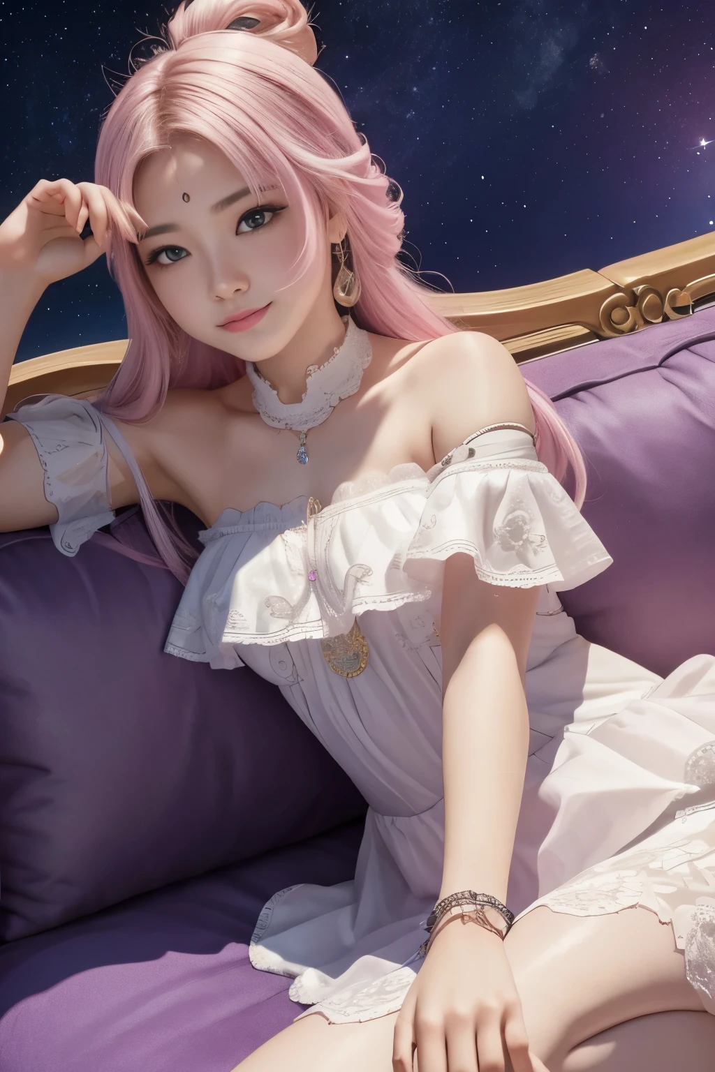 This is a high quality image,4K or 8K resolution,tem um efeito muito real。she is a beautiful girl 。enjoying your own time。Detalhes realistas tornam a imagem muito realista。This image is also suitable for use as wallpaper。bunda perfeita, perfeito, bunda macia, Woman lying on a couch, 1girl, sozinho